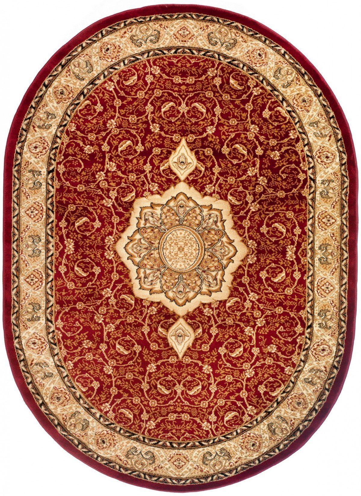 Tapiso Teppich YESEMEK OVAL, oval, Höhe: günstig online kaufen
