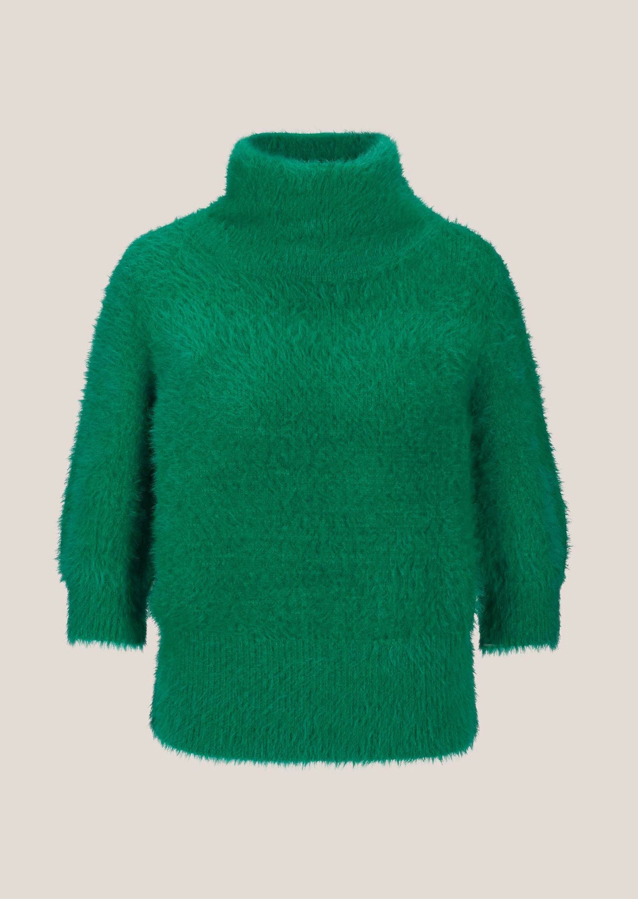 Strickpullover Weicher Strick mit Ballonärmeln