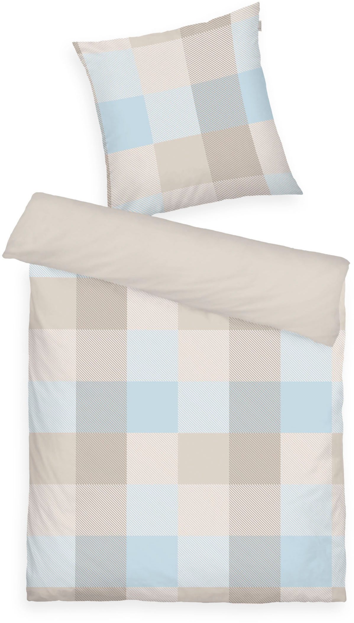 TOM TAILOR HOME Wendebettwäsche BOLD MOSAIC in Gr. 135x200cm, 155x220cm oder 200x220cm, Flanell, 2 teilig, new bedroom, gewebtes Label