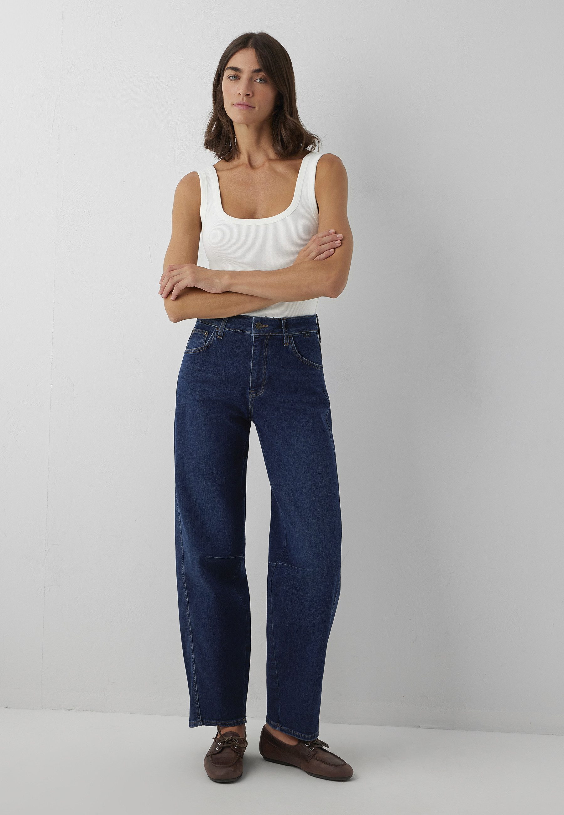 Mavi Weite Jeans LEILA W/Cut Baggy Jeans