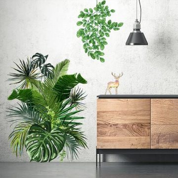 Lubgitsr Wandtattoo Wandtattoo Dekoration DIY Pflanzen Wandaufkleber Selbstklebend (1 St)