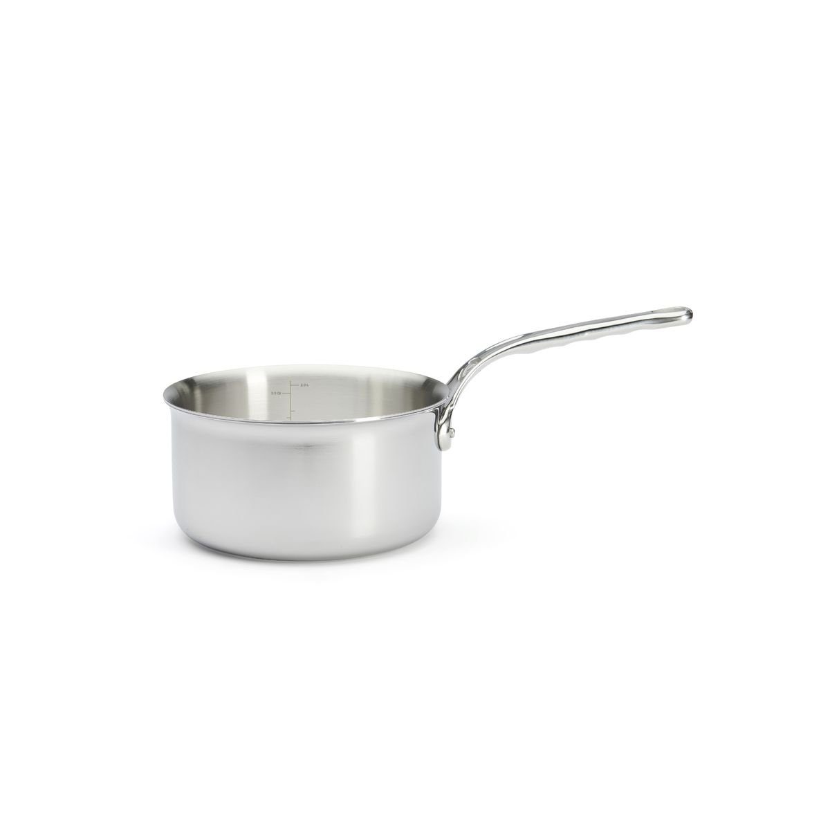 de Buyer Kasserolle Affinity, Stiel 18 cm / 2,5 L - Edelstahl-Mehrschichtmaterial