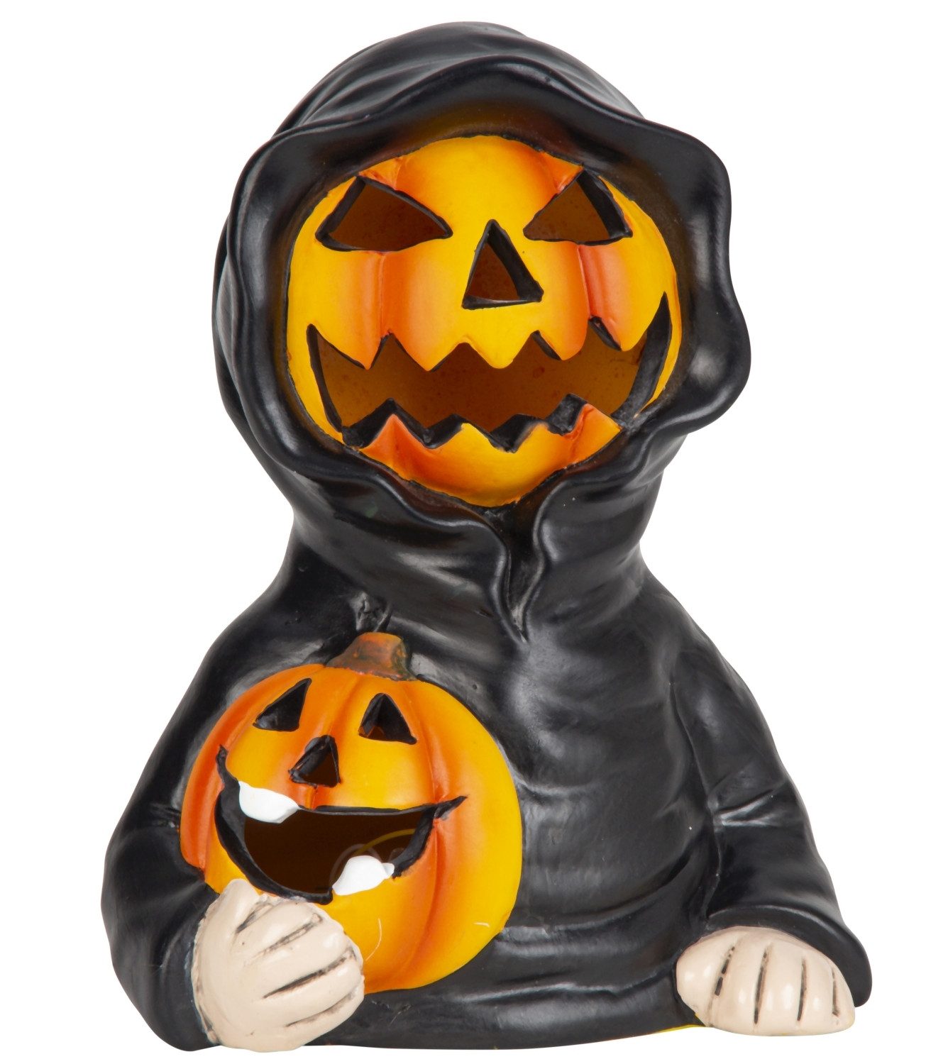 Mel-O-Design LED Dekofigur LED Halloweenfigur Pumpkin Shadow mit Farbwechsel 18,5 cm – Bild 2 von 4