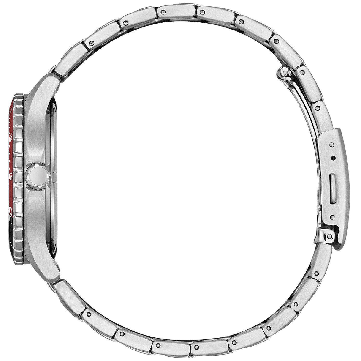 Citizen Solaruhr Eco-Drive in Unisexgröße Stahl/Schwarz