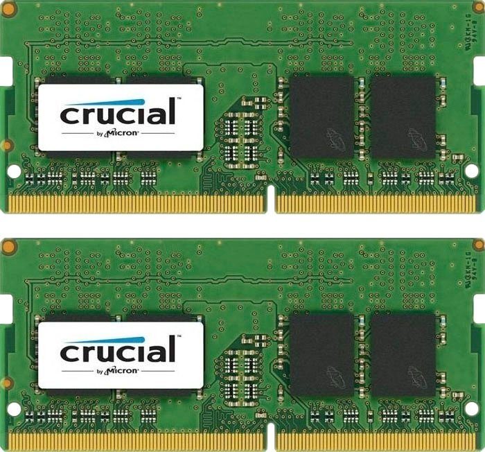 Crucial 16GB Kit (2 x 8GB) DDR4-2400 SODIMM Arbeitsspeicher