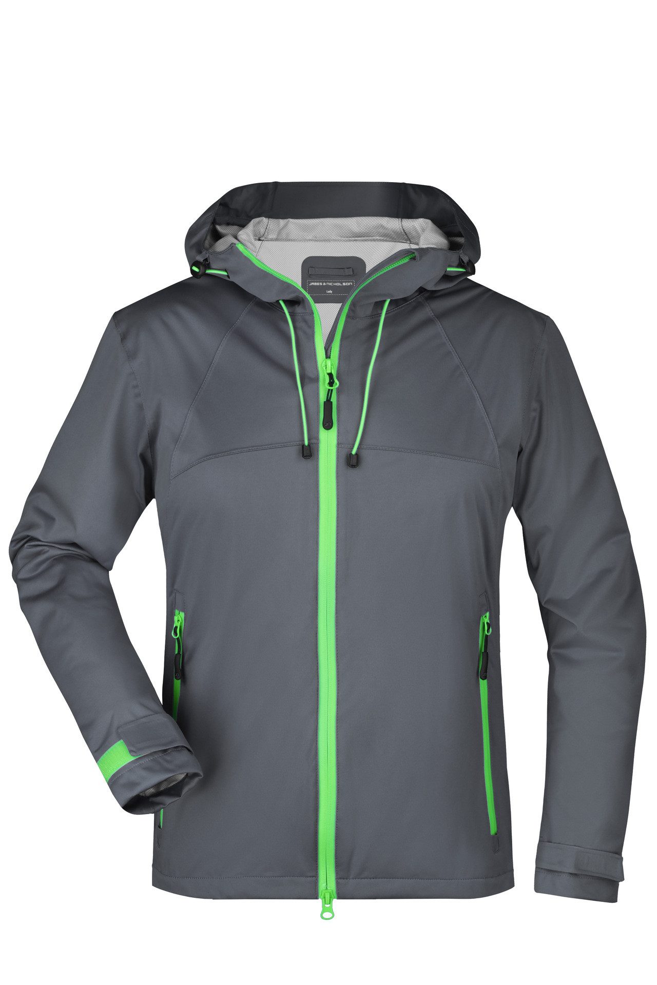 James & Nicholson Outdoorjacke Taillierte Damen Softshelljacke für extreme Wetterbedingungen JN1098 Ultraleicht Softshelljacke