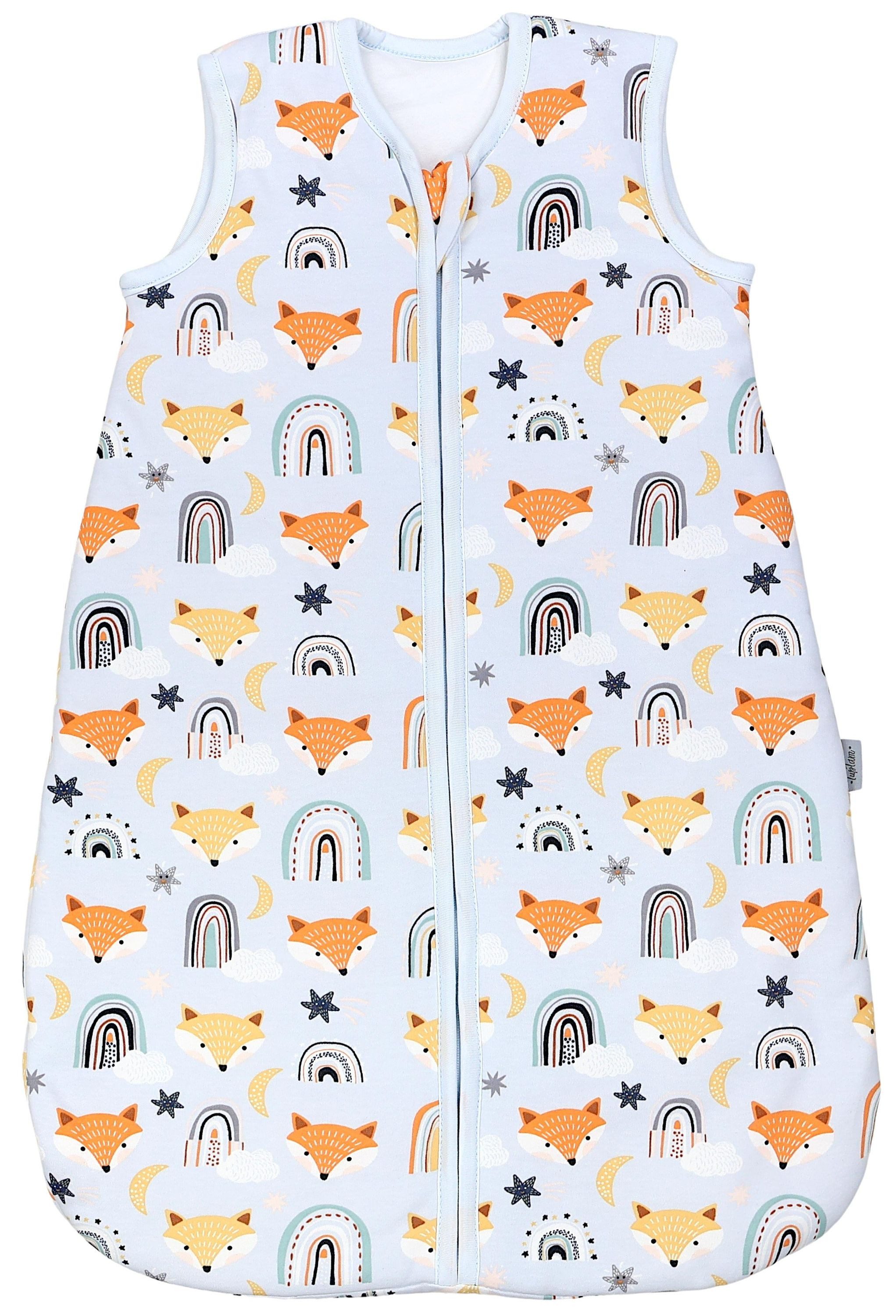 TupTam Babyschlafsack Kugelschlafsack ohne Ärmel 2.5 TOG Ganzjahr