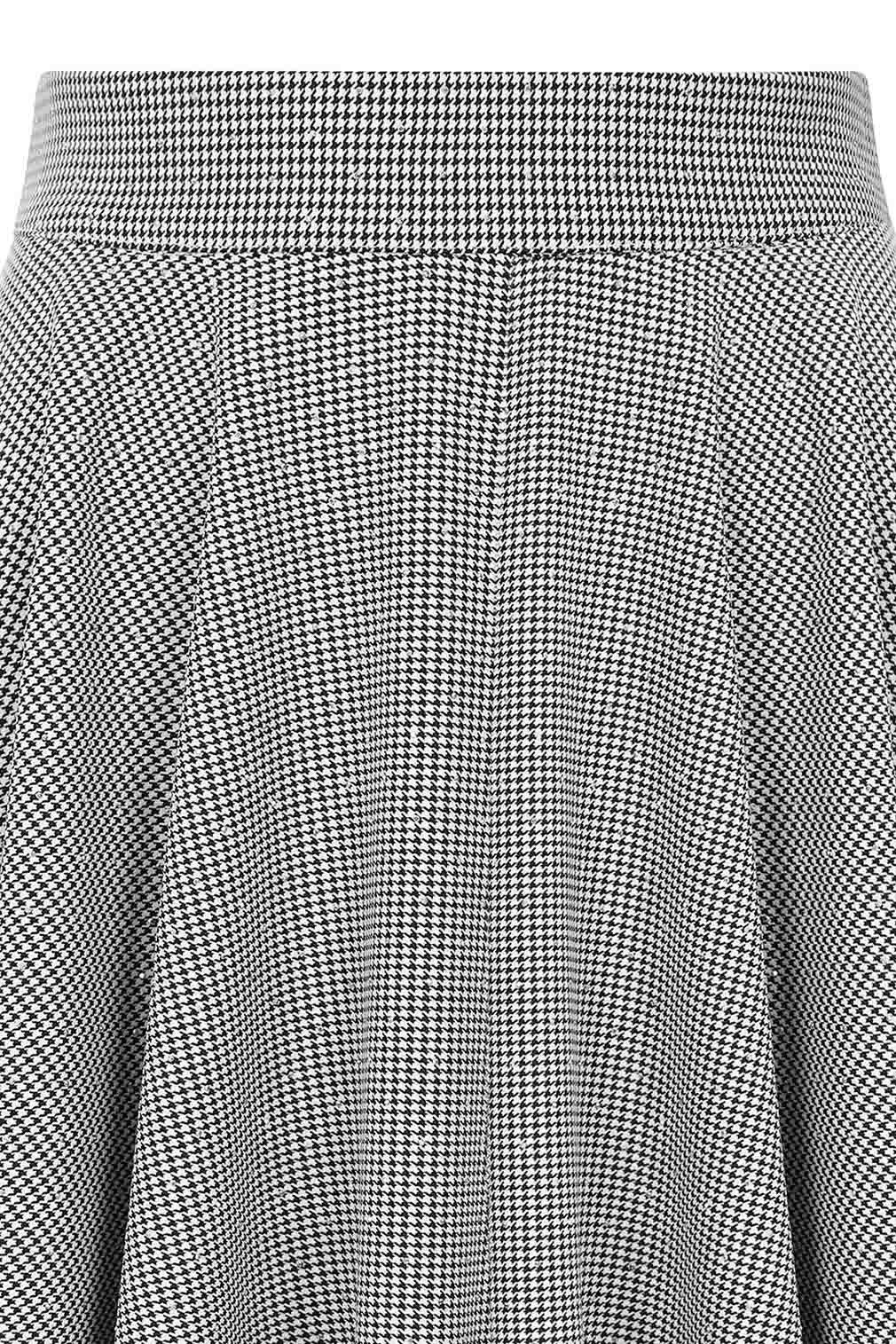 Banned A-Linien-Rock Cary Sparkle Houndstooth Hahnentritt Vintage Glitzer günstig online kaufen