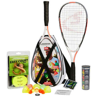 Speedminton Speed-Badmintonschläger Crossminton-Set S900, Schläger aus Carbon-Composite mit multifilen Saiten