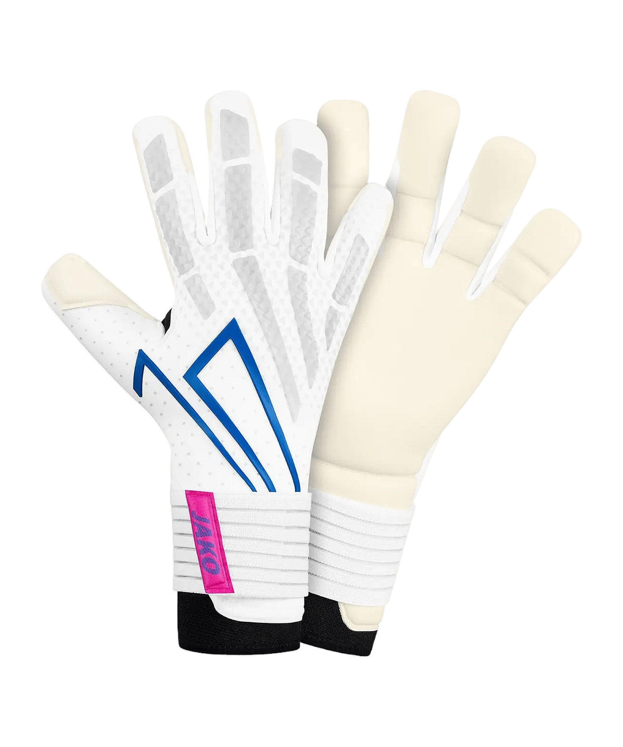 Jako Feldspielerhandschuhe RS89 Elite Hybrid Cut Torwarthandschuhe Weiß (1-St., default) default
