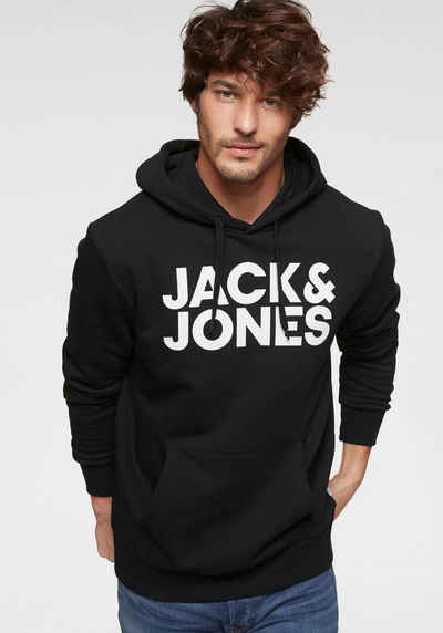 Jack & Jones Kapuzensweatshirt CORP Logo Hoodie mit Logoprint