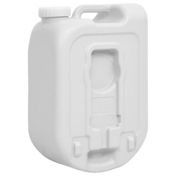 vidaXL Wassertank Wassertank Tragbar mit Adapter 24 L Grau