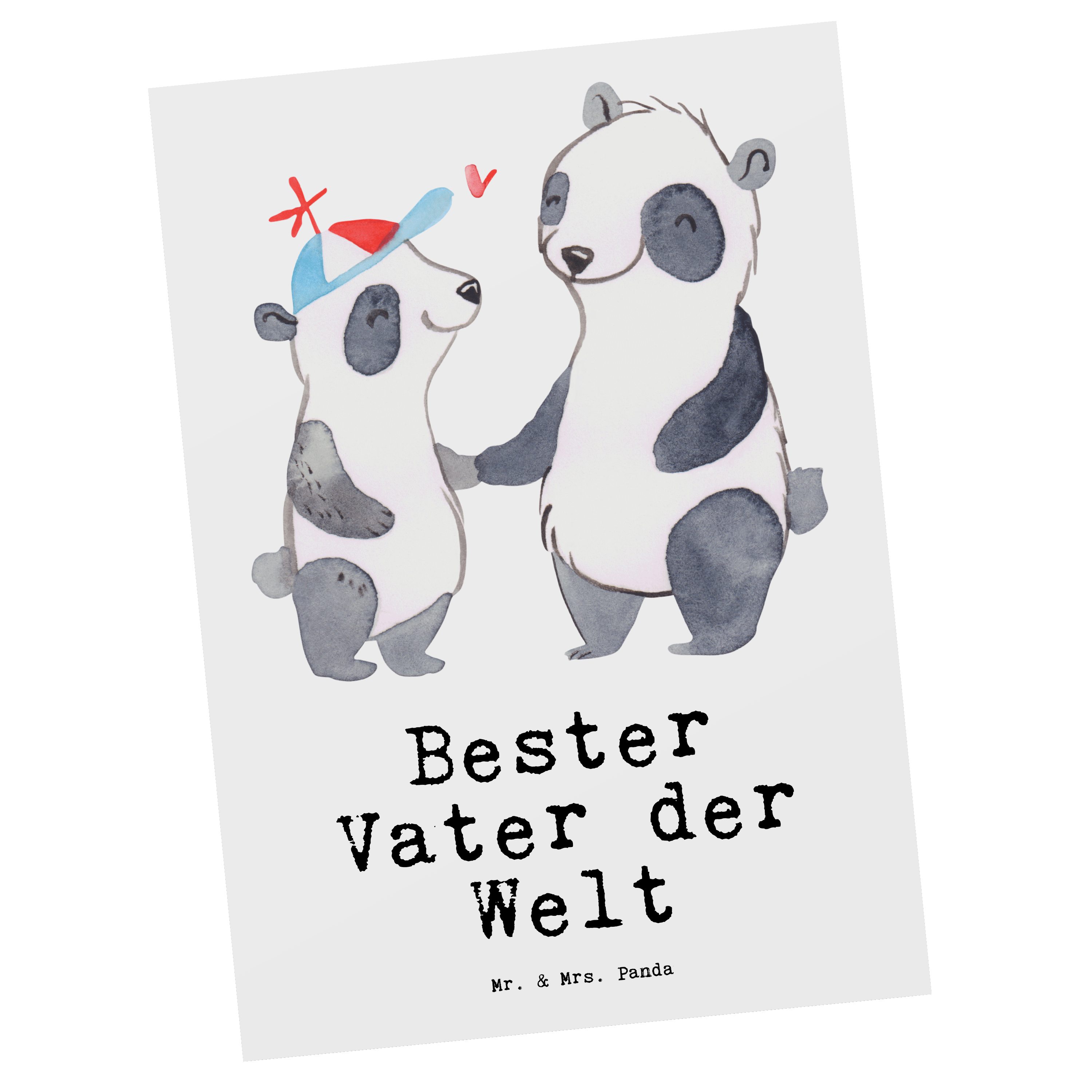 Danke, Welt Kleinigkeit, & Mann Mr. Geschenktipp, Geschenk, Panda - - Postkarte Mrs. Vater Weiß Karte, Geschenkkarte, Panda der Dankeschön, Bester Einladung, Ansichtskarte,