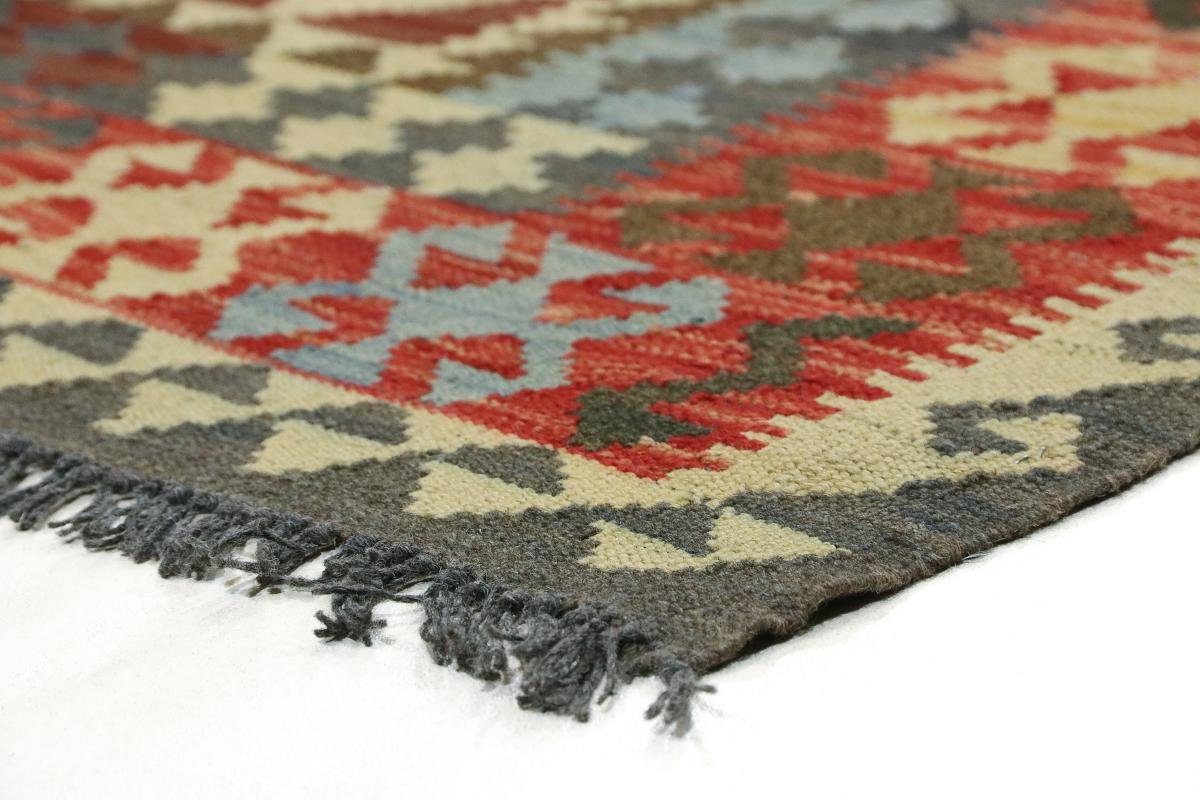 Orientteppich Kelim Afghan 100x199 Handgewebter rechteckig, Trading, Höhe: mm Nain 3 Läufer, Orientteppich