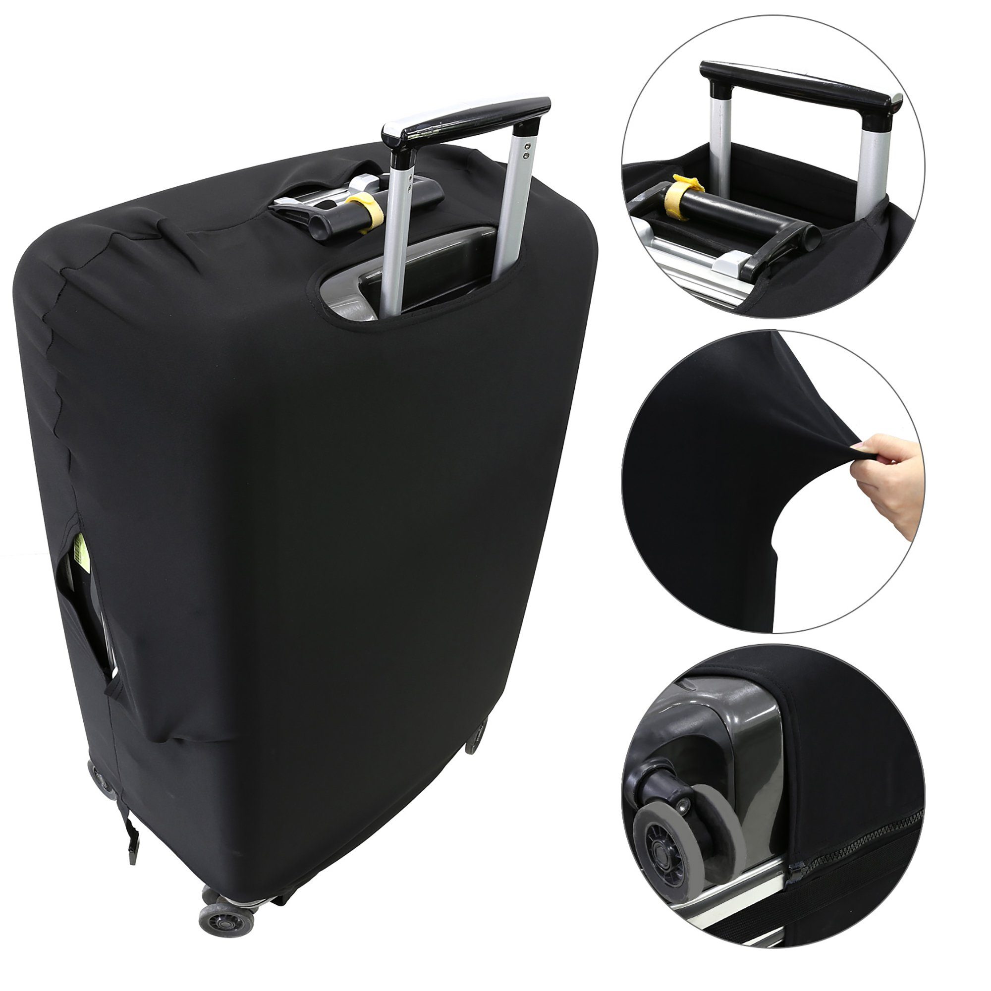Kofferschutzhülle Kofferabdeckung Elastisch Gepäck Schutzhülle Kofferbezug  S-XL