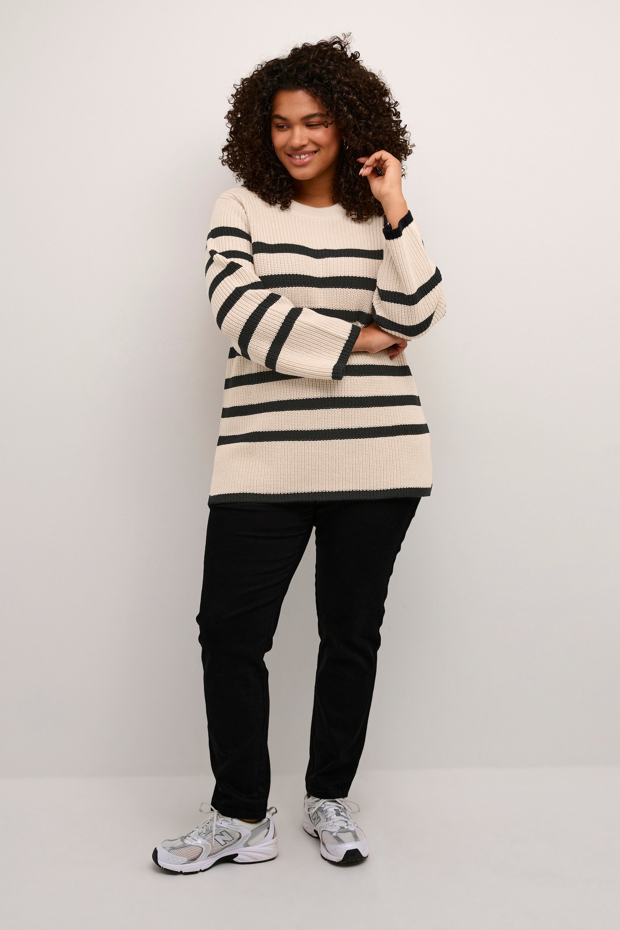 KAFFE Curve Strickpullover Strickpullover KCmilla Große Größen