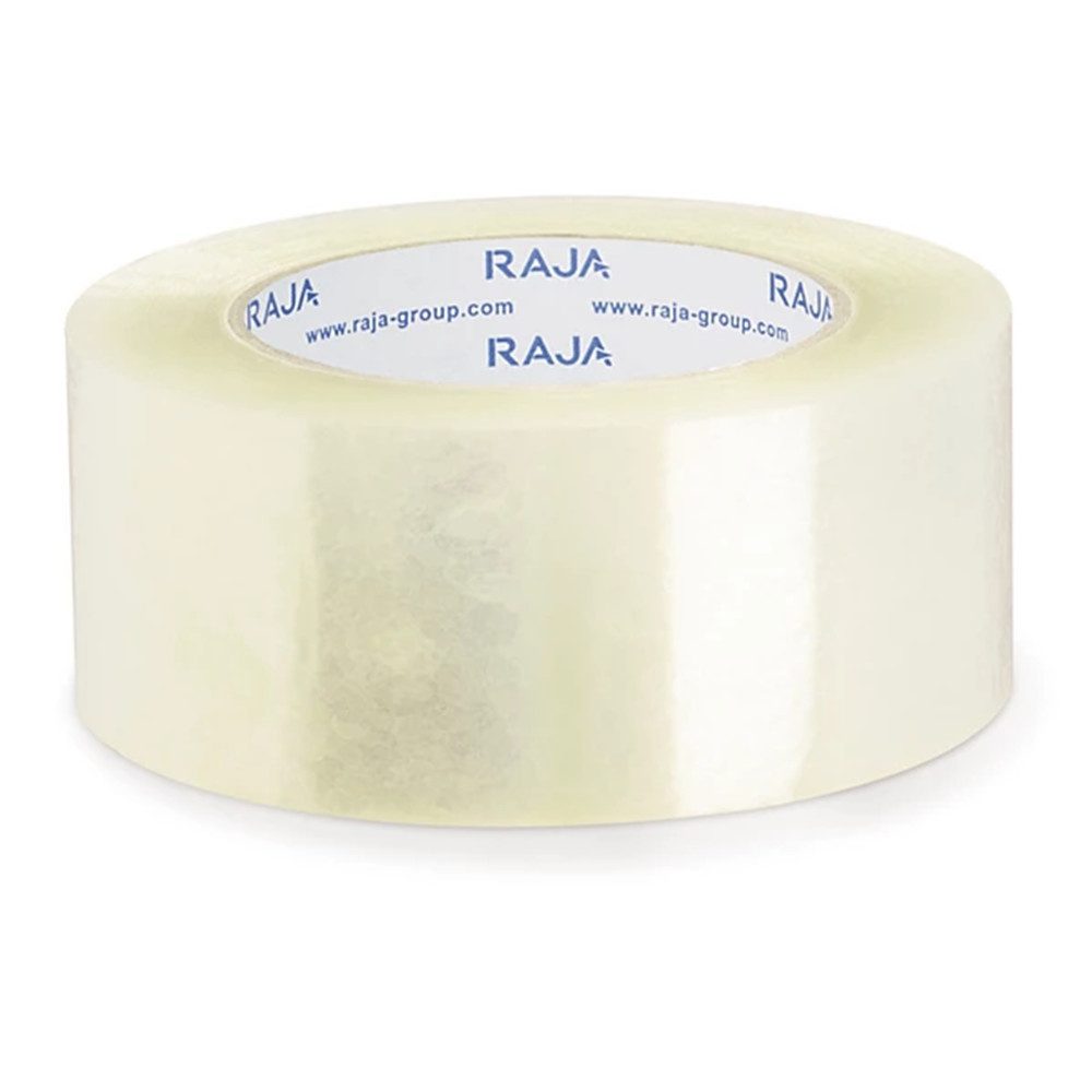 RAJA Paket-Klebeband Low-noise, PP, transparent, 48 mm x 66 m, Folienstärke 28µ, 36 Rollen