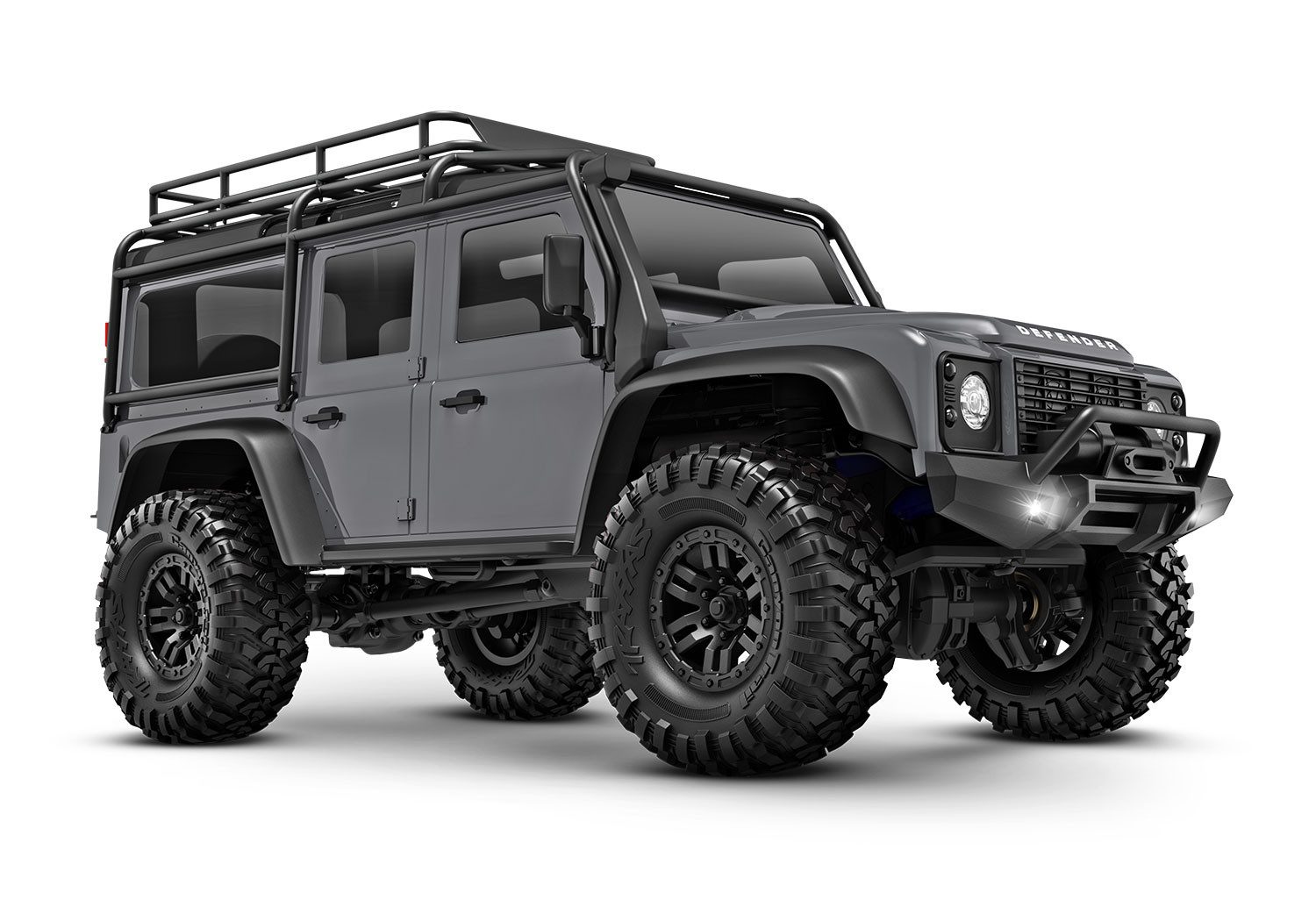 RC-Monstertruck Traxxas TRX-4m Crawler LR Defender 4x4 silber RTR 1:18 inkl. Akku, Lad