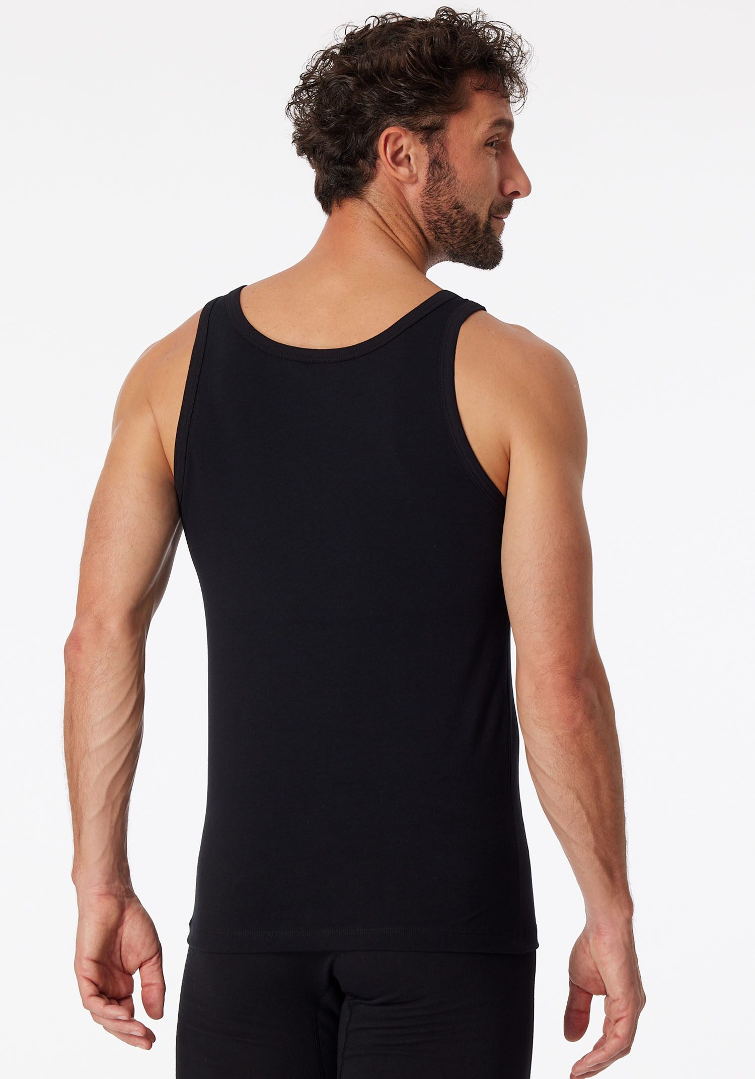 Schiesser Unterhemd 95/5 (2er-Pack) mit seitlichen Nähten