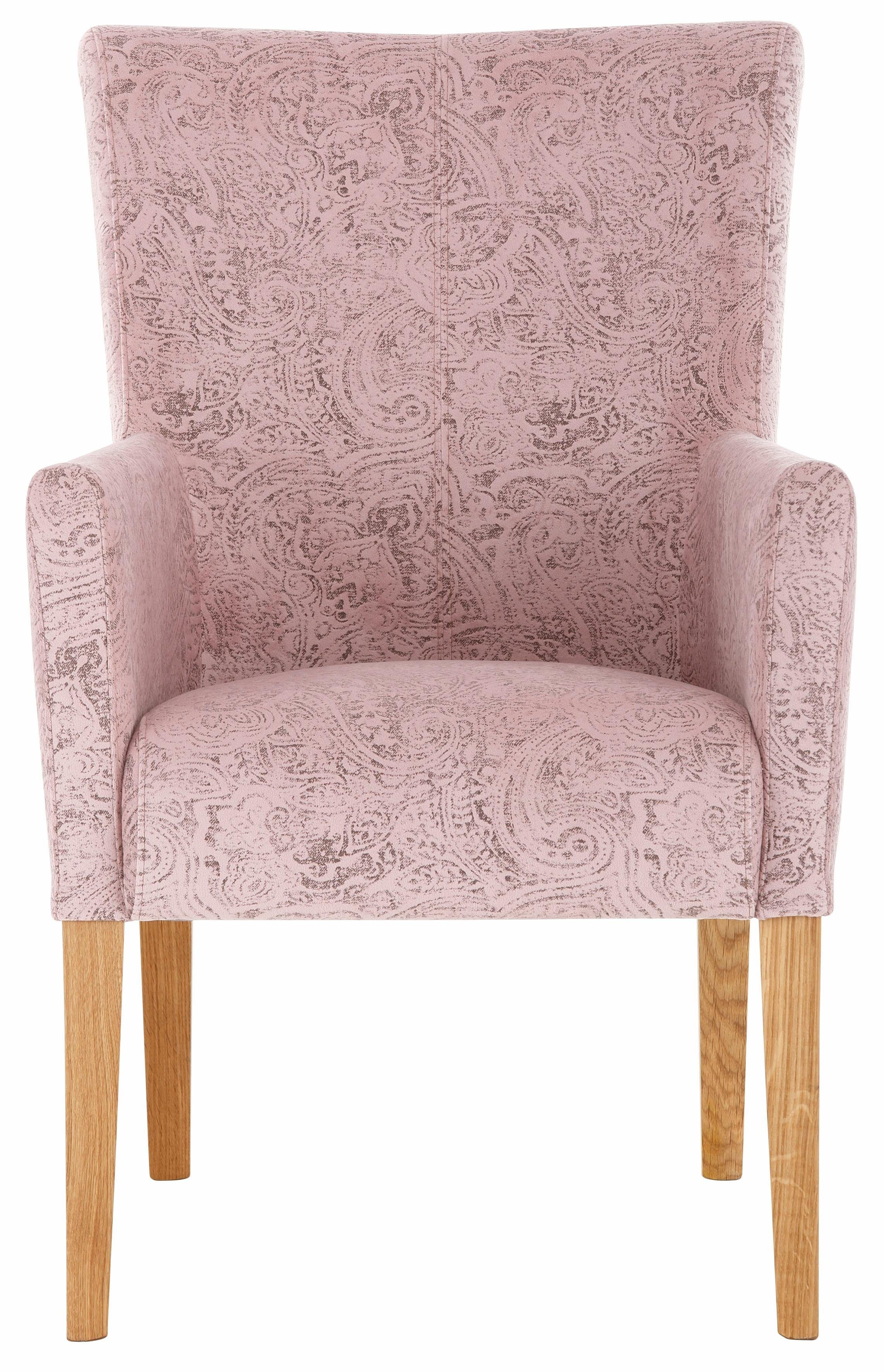 Home affaire Armlehnstuhl King, Esszimmerstuhl mit bequemer Polsterung, Esszimmersessel mit Armlehnen