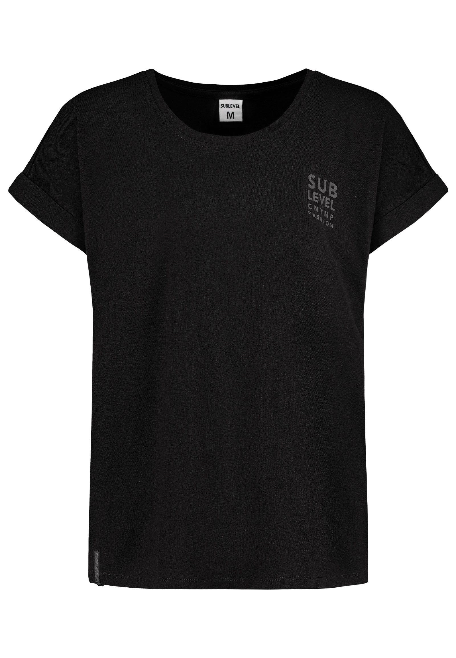 SUBLEVEL T-Shirt Modernes Kurzarmdesign mit subtilen günstig online kaufen