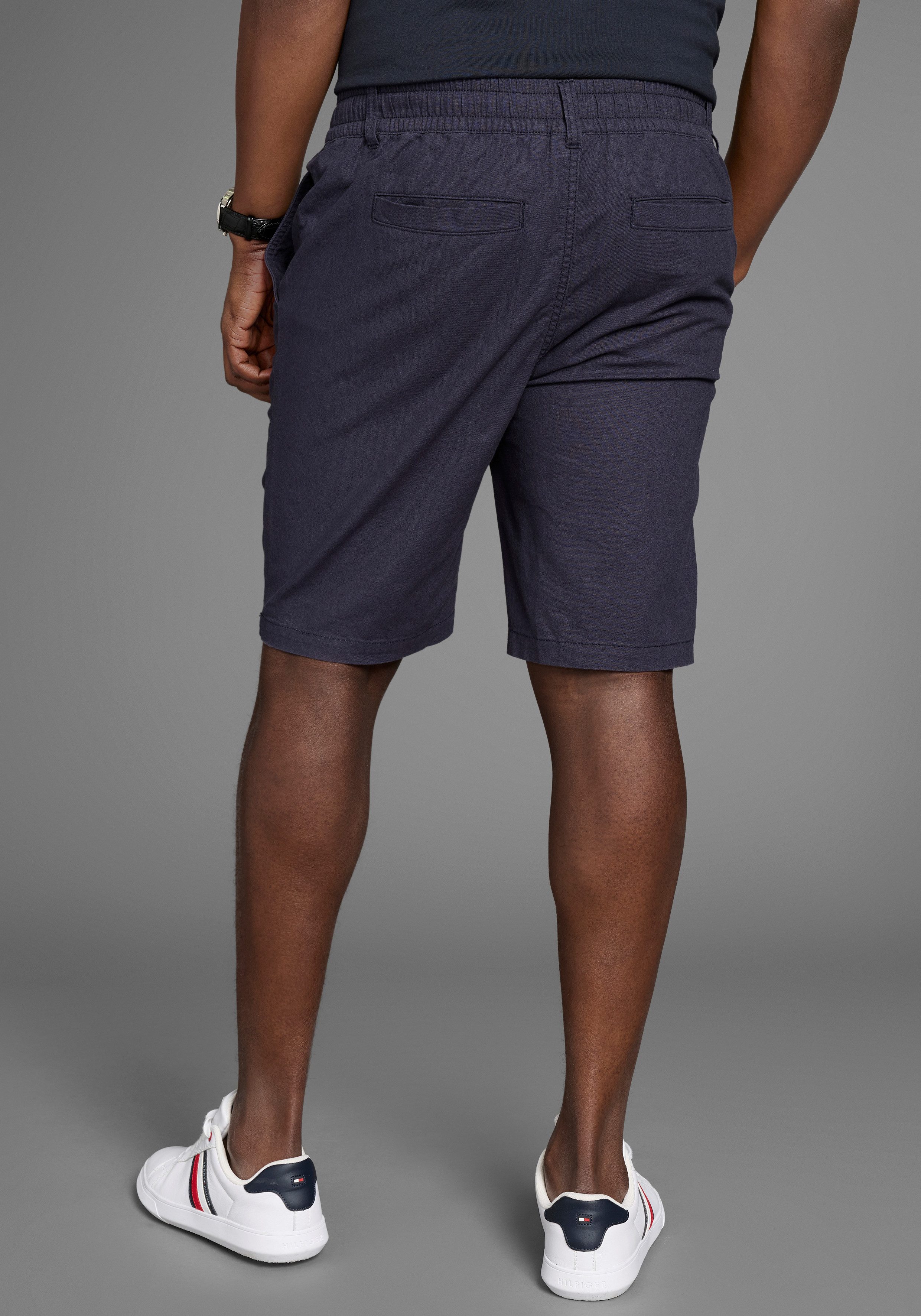 DELMAO Bermudas aus Leinen Lässige Bermudas günstig online kaufen
