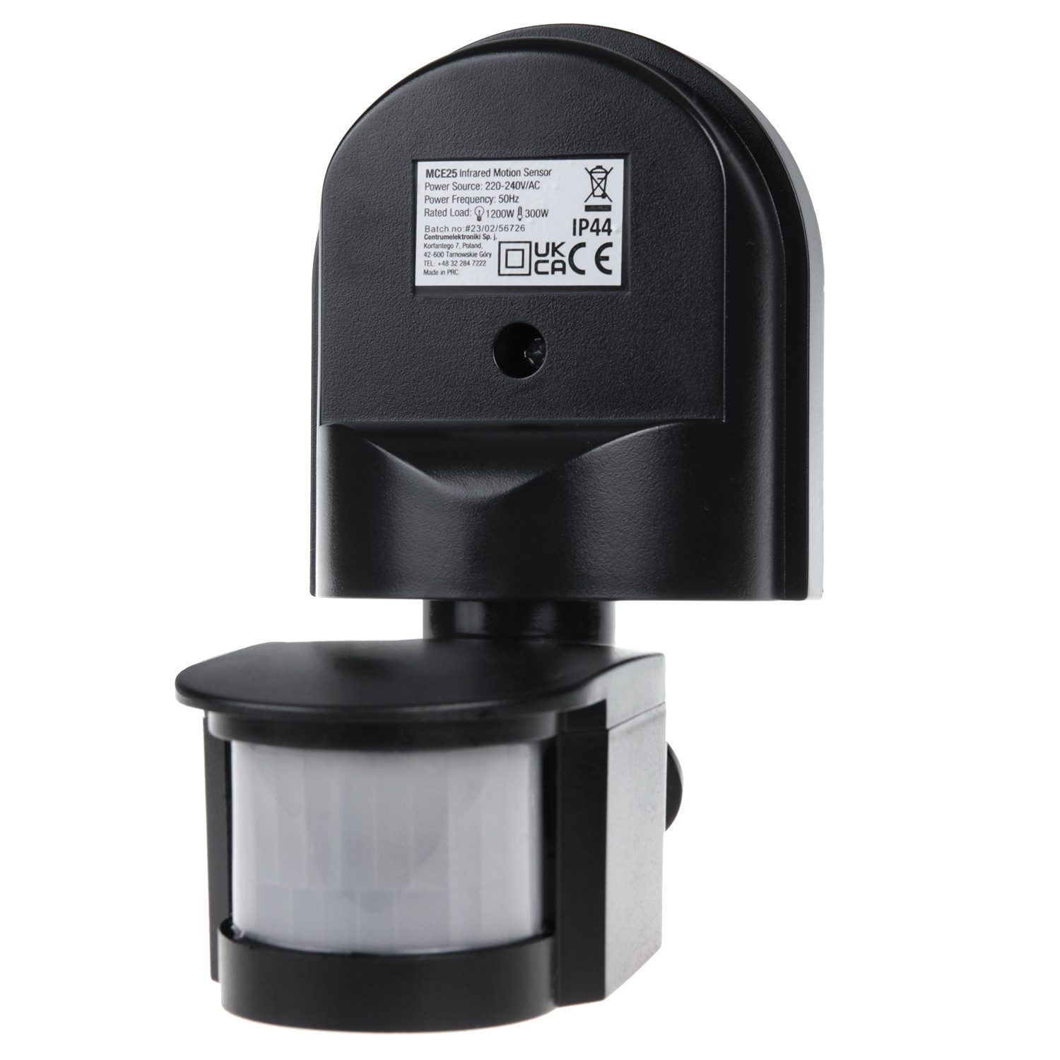 Maclean Bewegungsmelder MCE25 mit Sicherheitsleuchte PIR Sensor, (1-St), Automatisches Einschalten, für Innen- und Außenbereich