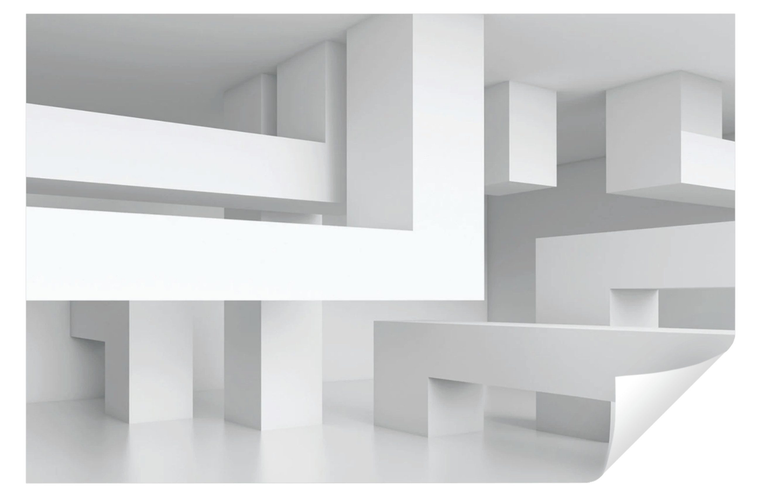 Wallarena Fototapete 3D Effekt Abstraktion Wohnzimmer Schlafzimmer Wandtape günstig online kaufen