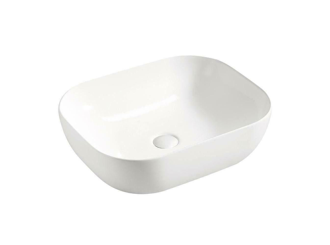 JVmoebel Waschbecken Weißer Waschtisch aus Italien mit klassischem Design, Made in Europa