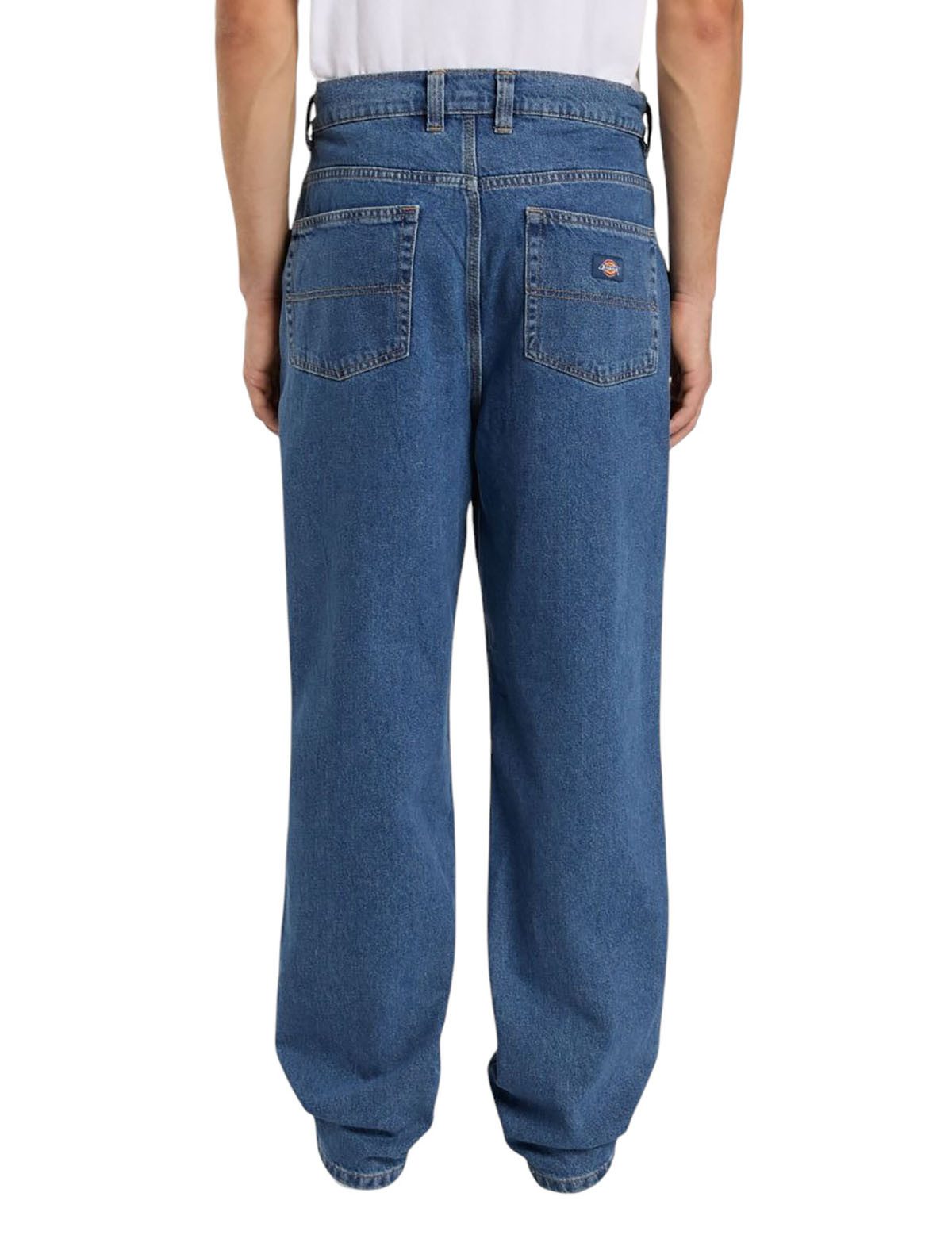 Dickies 5-Pocket-Jeans Thomasville (1-tlg., kein Set) Gewebtes Dickies Label auf der Gesäßtasche