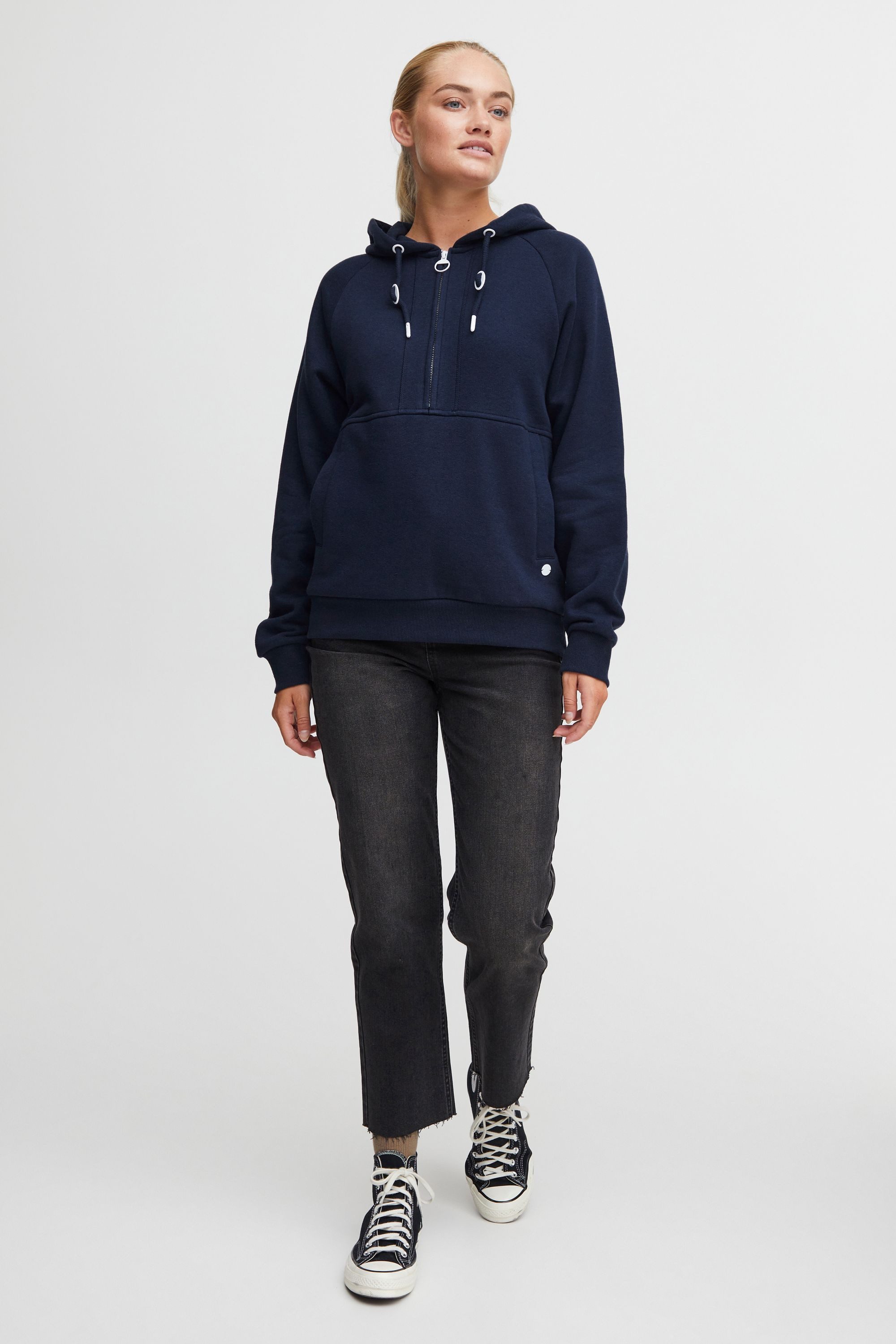OXMO Kapuzensweatjacke OXAndrea Modischer Pullover günstig online kaufen