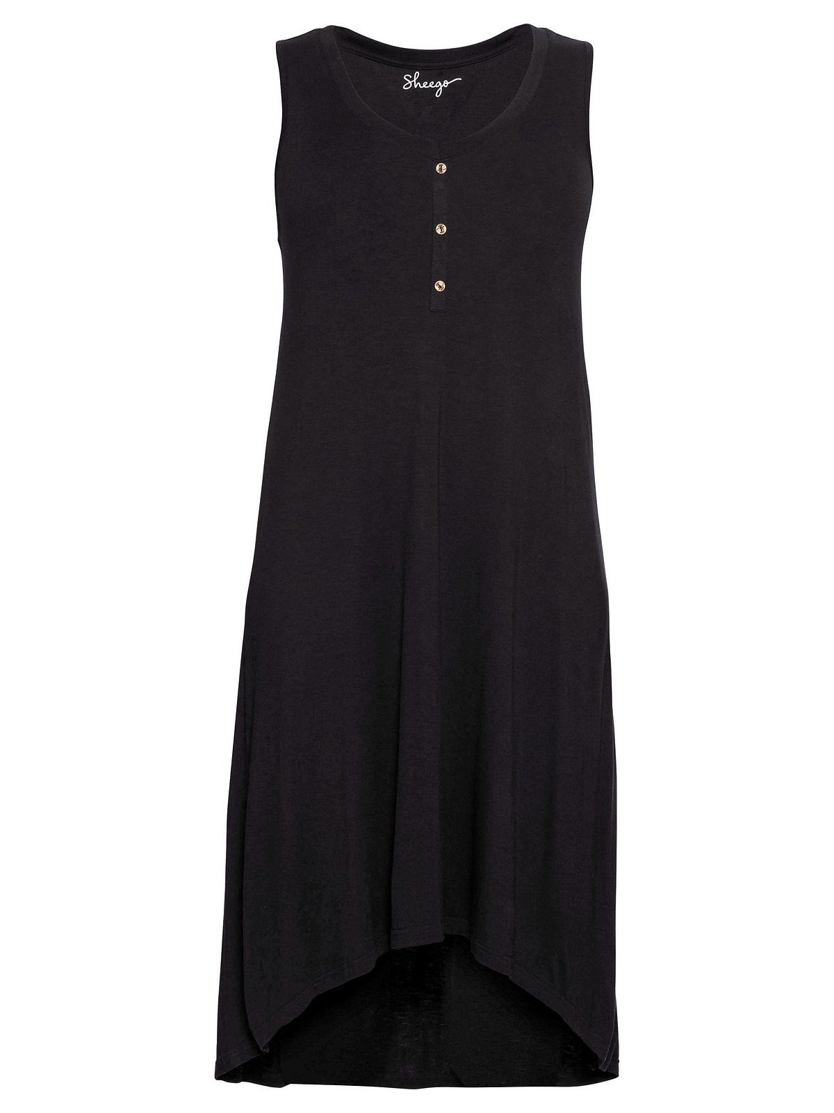 Sheego Strandkleid Große Größen im Vokuhila-Look