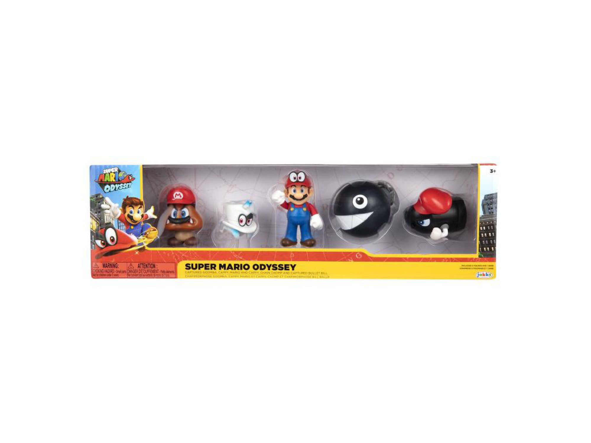 Nintendo Spielfigur Nintendo Super Mario Фігурки 5er Set Mario Odyssey, 6 cm