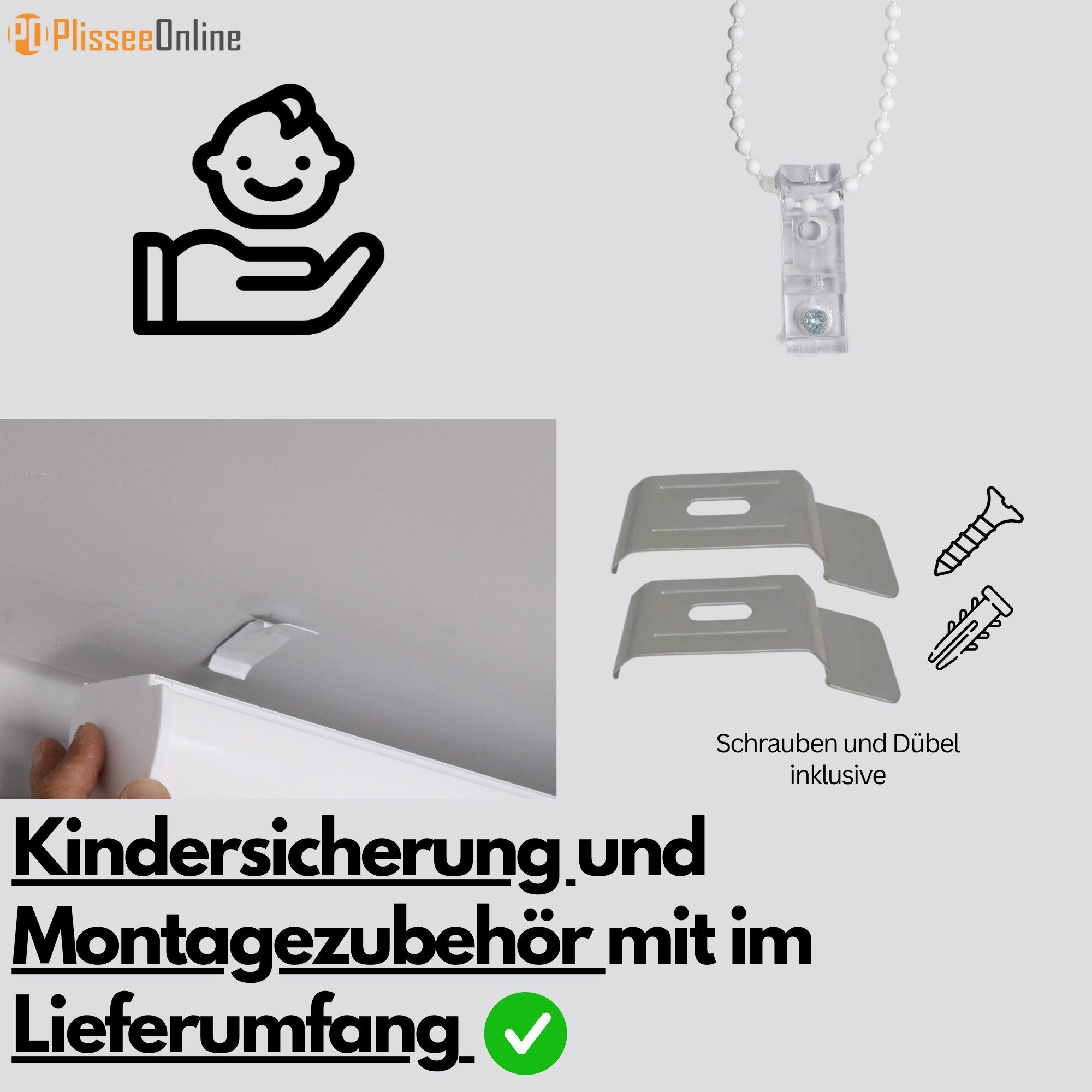 Doppelrollo Duorollo Doppelrollo mit Kassette Rankenmuster und Perlen Höhe: 200 cm, Plisseeonline, blickdicht, Deckenmontage, Freihängend, Deckenmontage mit Clips, Mit Motiv und Alu Kassette in Weiß Gold Schwarz