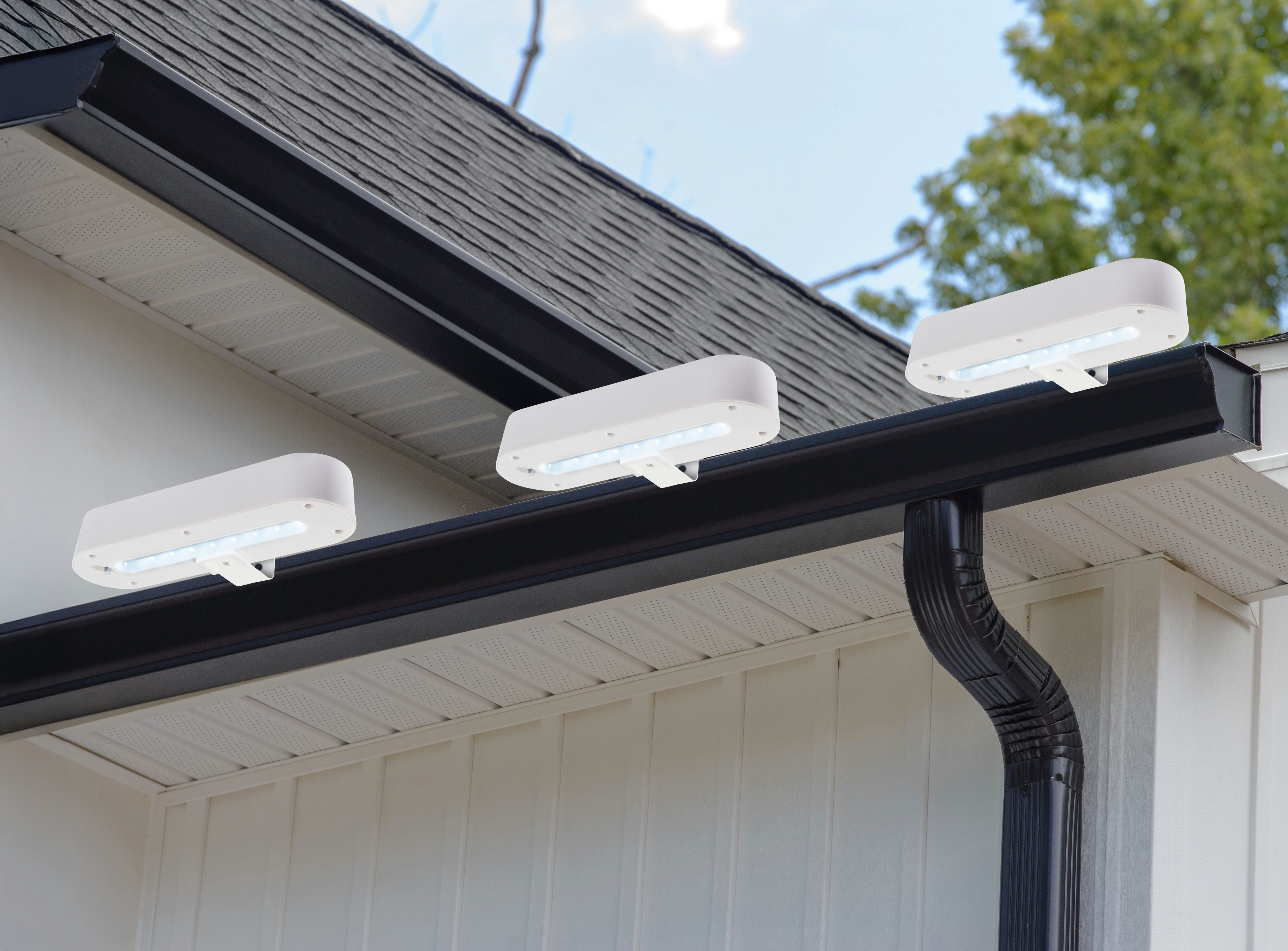 näve LED Solarleuchte Garden Light, LED fest integriert, Neutralweiß, 3er S günstig online kaufen