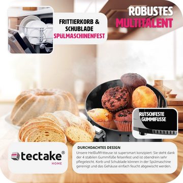 tectake Heißluftfritteuse Mitch, 1350 W