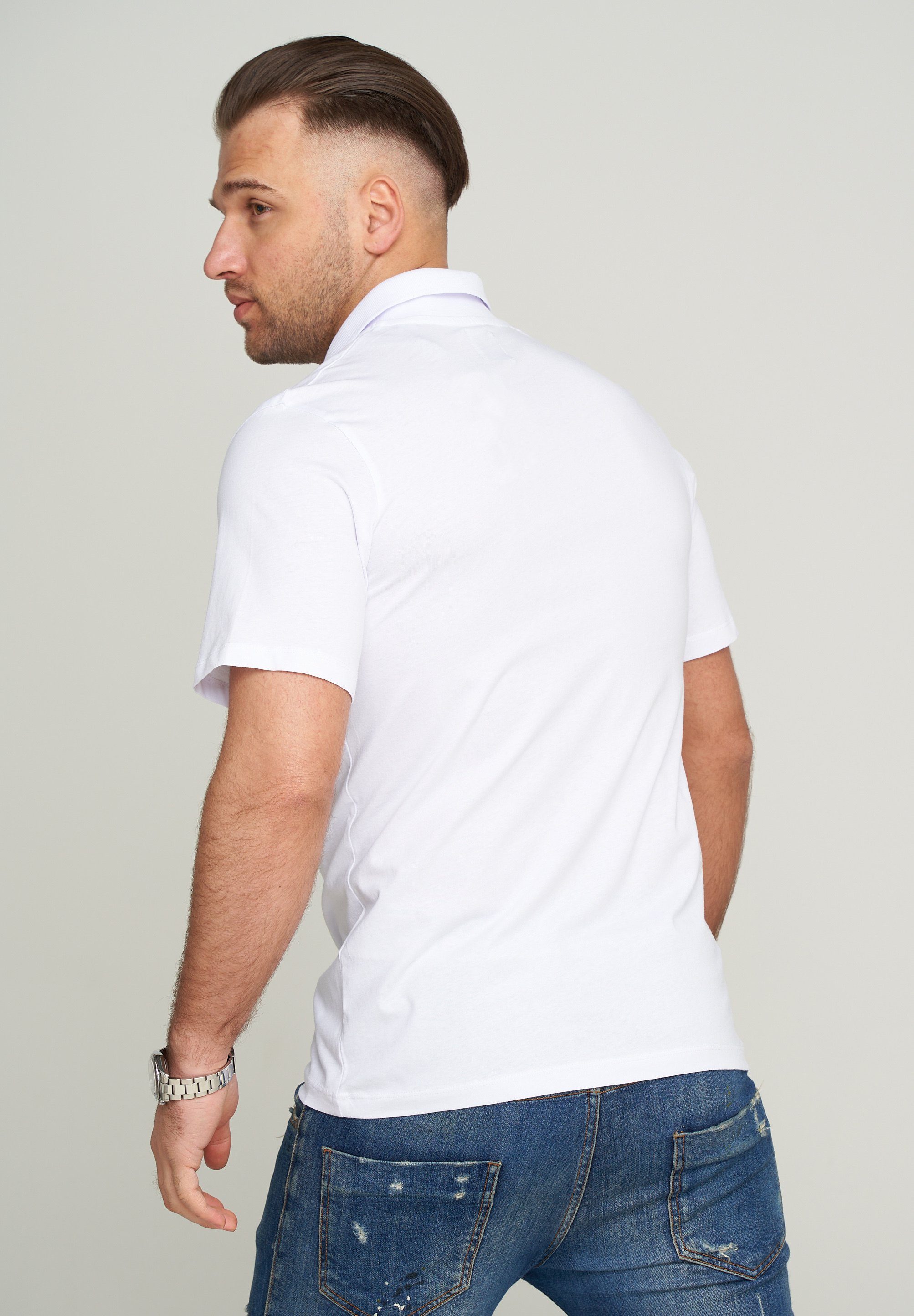 Jack & Jones Poloshirt RISE INFINITY White POLO