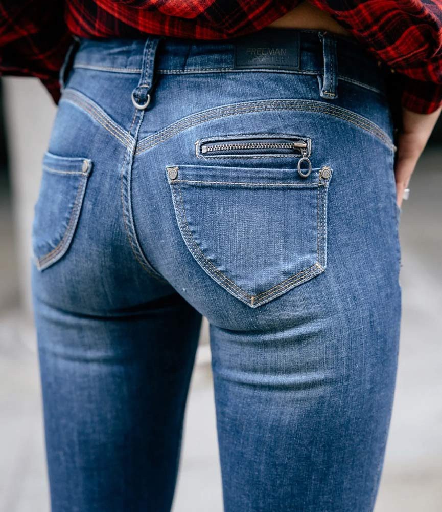 Freeman T. Porter Slim-fit-Jeans Alexa slim Super stretch Denim Fever 4-Pocket Style mit Stretch