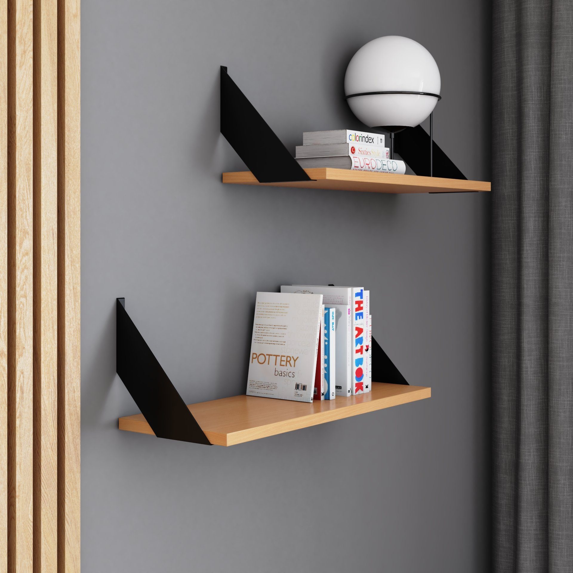 AKKE Wandregal, Hängeregal FLAT modern mit günstig online kaufen