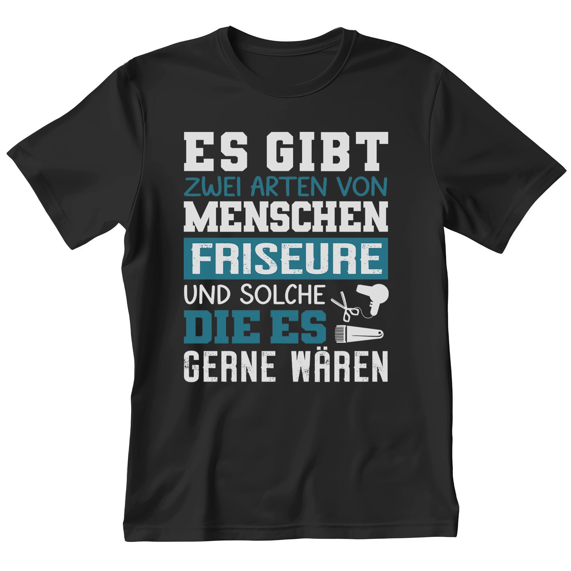 T-Shirt Friseur Geschenk Männer Spruch Beruf Ausbildung Abschluss