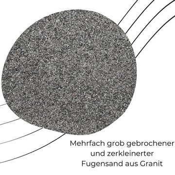 GarPet Fugensand Fugensand Granit hellgrau Einkehrsand 25 kg 0,1 - 2,0 mm Fugen Sand