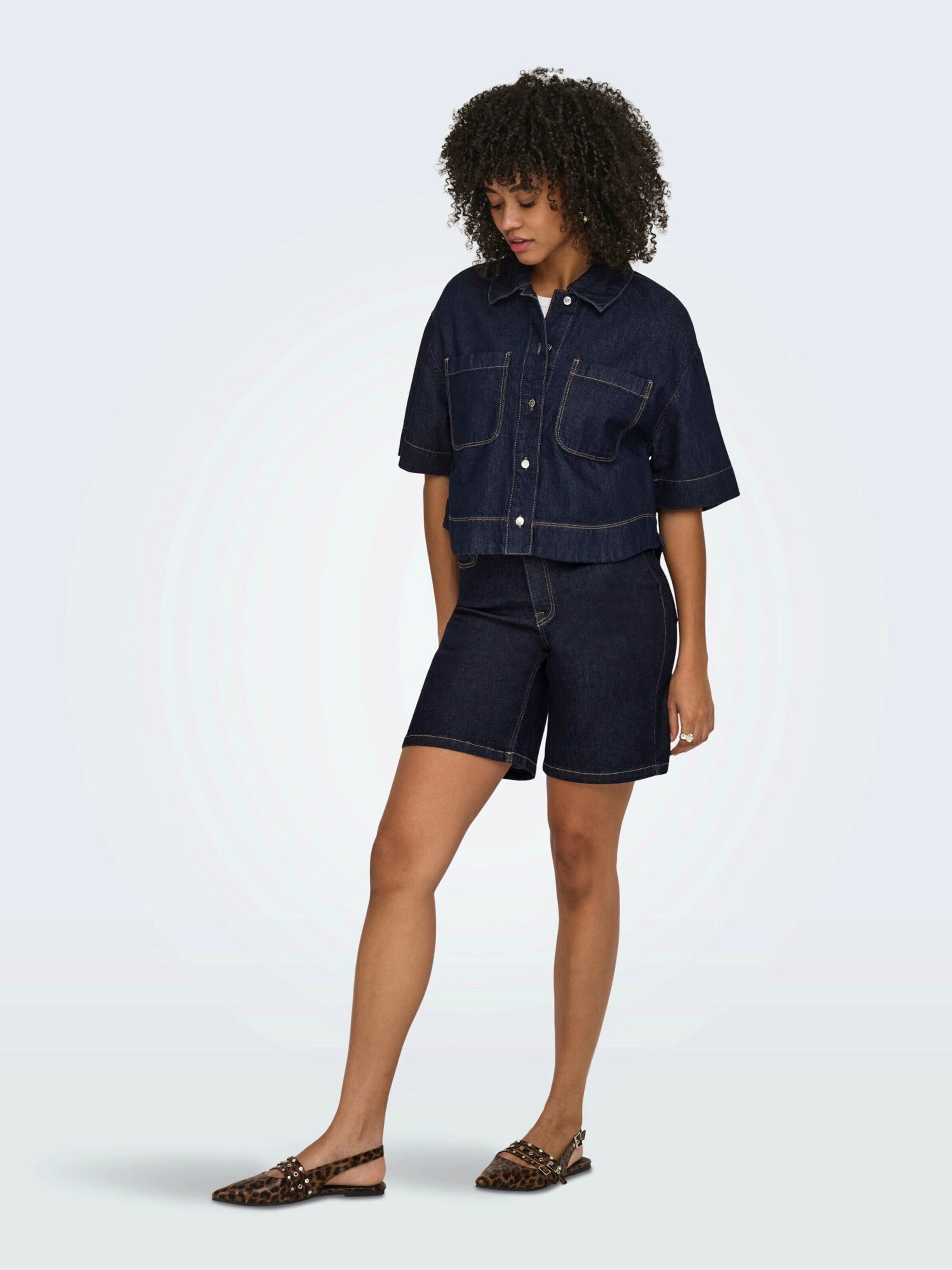 ONLY Jeansshorts ONLMADISON BLUSH (1-tlg) Plain/ohne Details