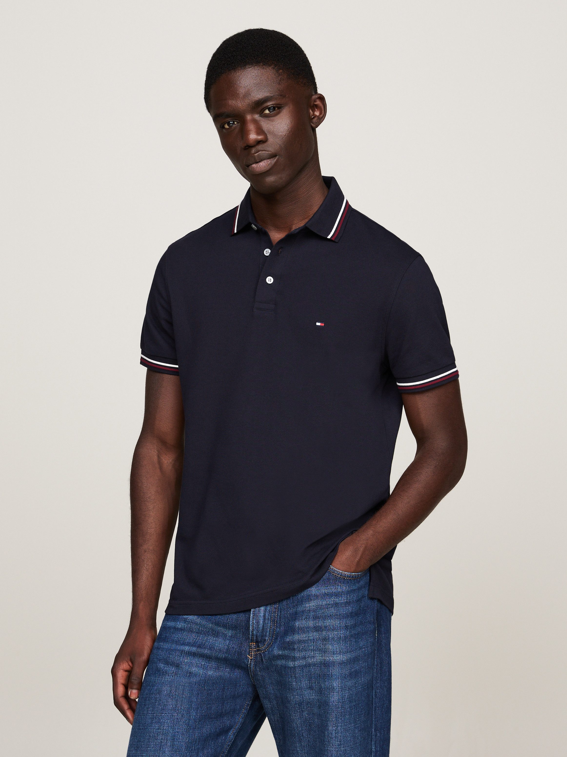 Tommy Hilfiger Poloshirt TIPPED SLIM FIT günstig online kaufen