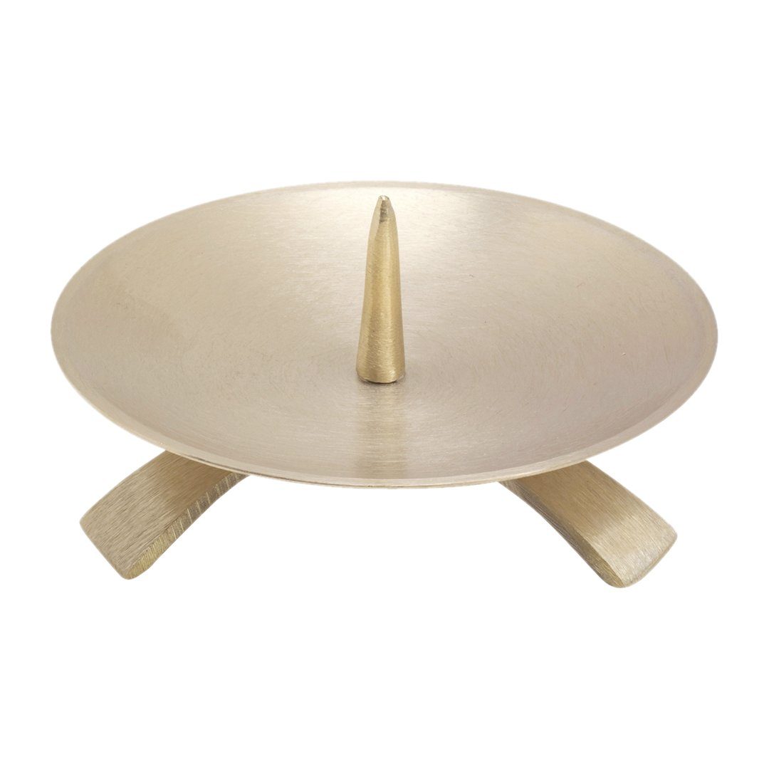 NKlaus Tischkerzenhalter Dreifußleuchter Ø11,5cm mit Dorn günstig online kaufen