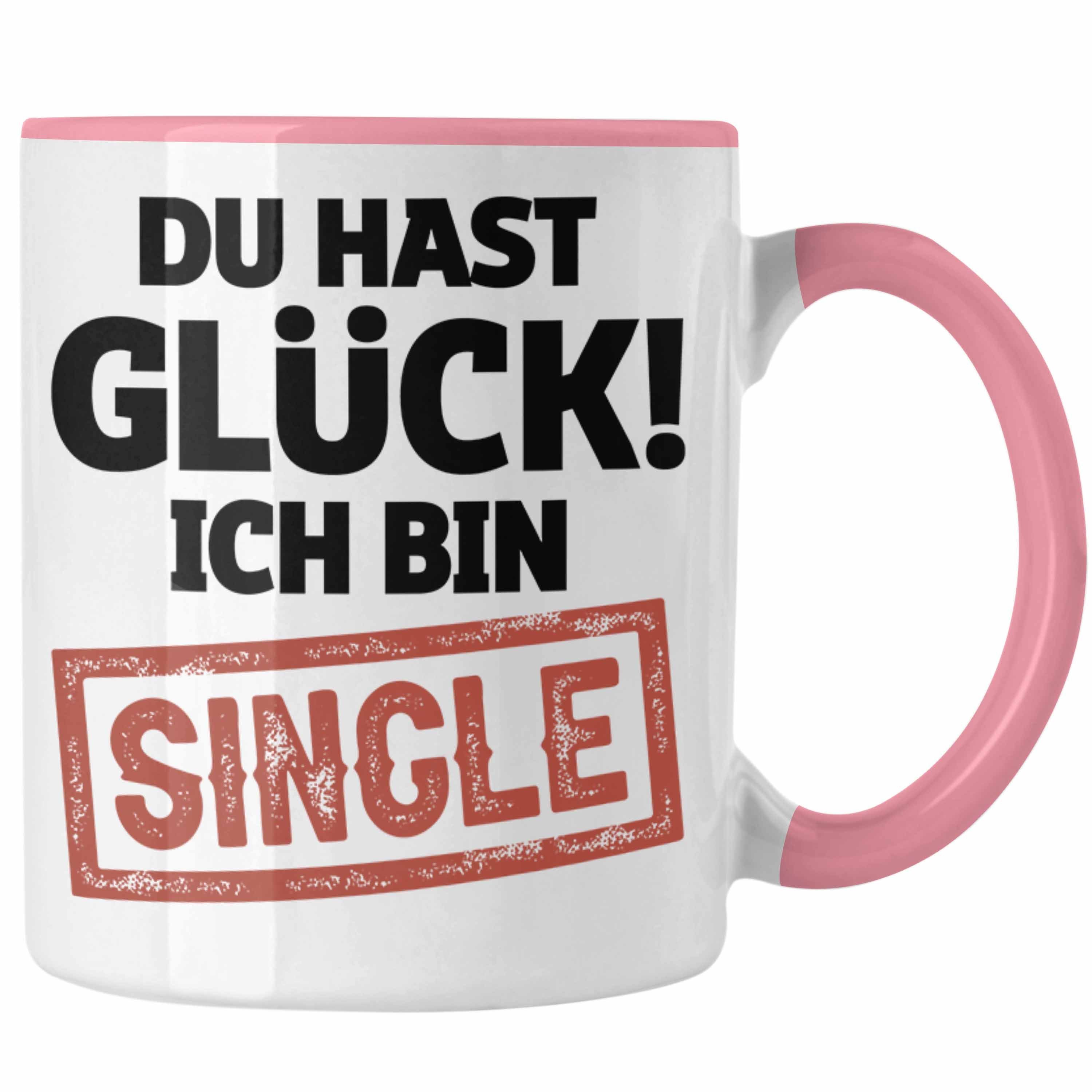 Trendation Tasse Single Solo Tasse Geschenk Kollege Geschenkidee Kaffee-Becher Rosa