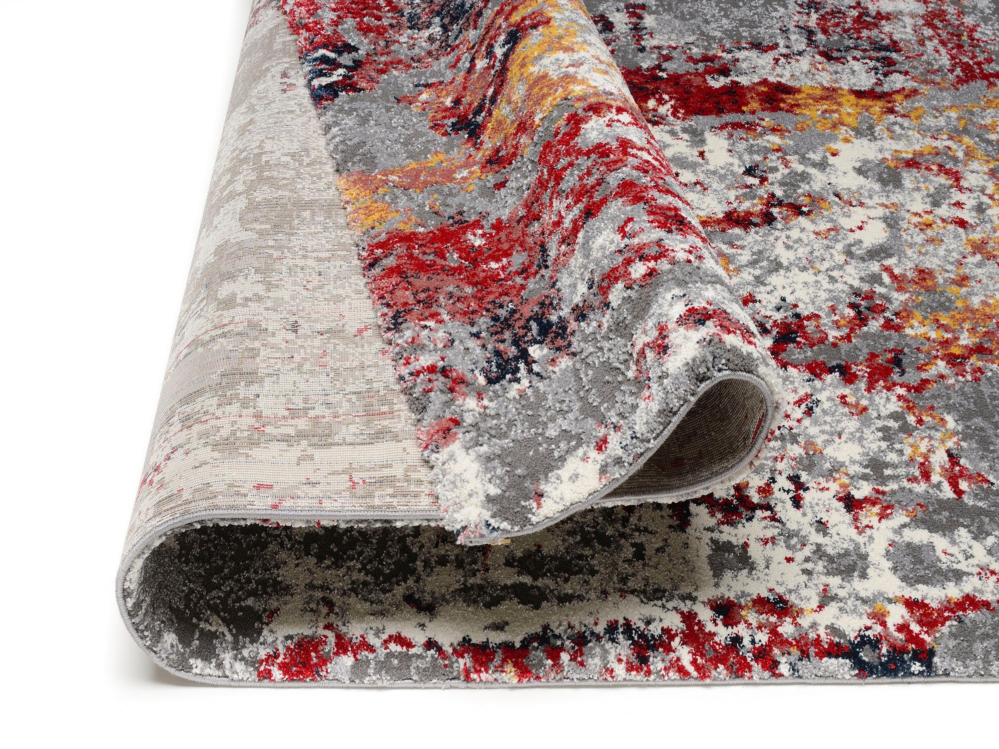 OCI DIE TEPPICHMARKE Teppich HIGH & LOW EIGHT, rechteckig, Höhe: 20 mm, Hochflor, Langflor, 3D Hochtief-Optik, Wohnzimmer