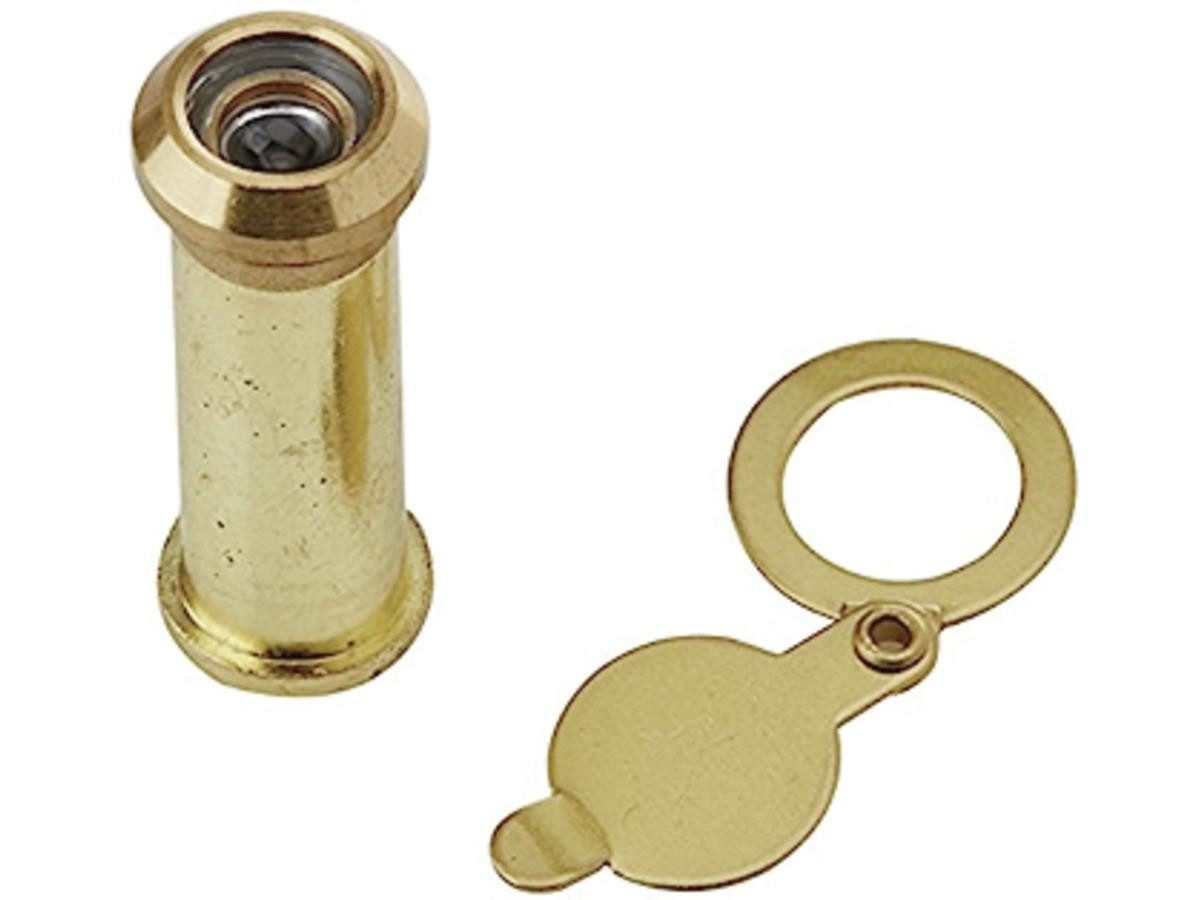 ABUS Türspion TSP1216 M B, Blickwinkel 160 °, Türstärke 35-59 mm Linse aus Kunststoff