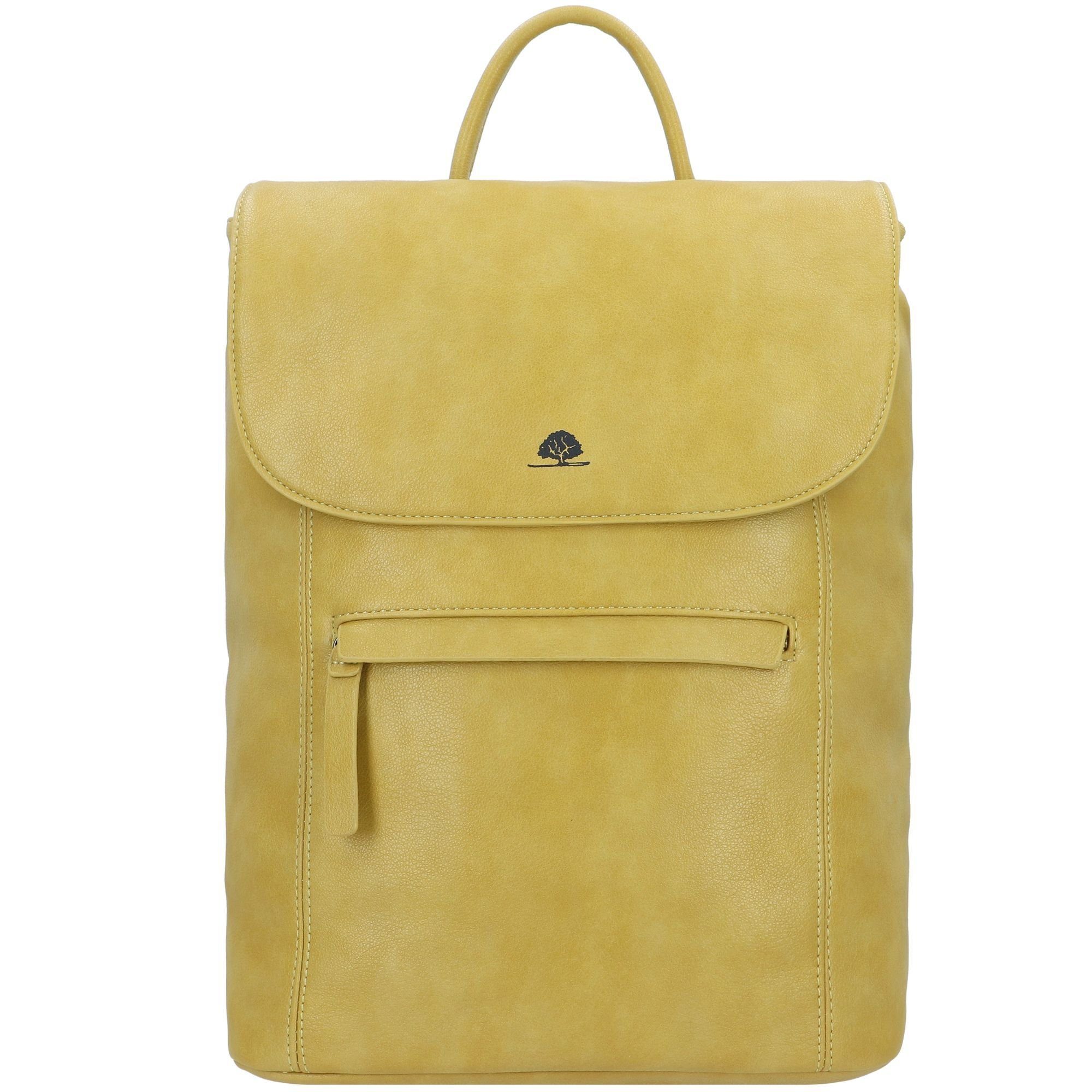 Greenburry Rucksack Mad'l Dasch, Kunstleder lemon