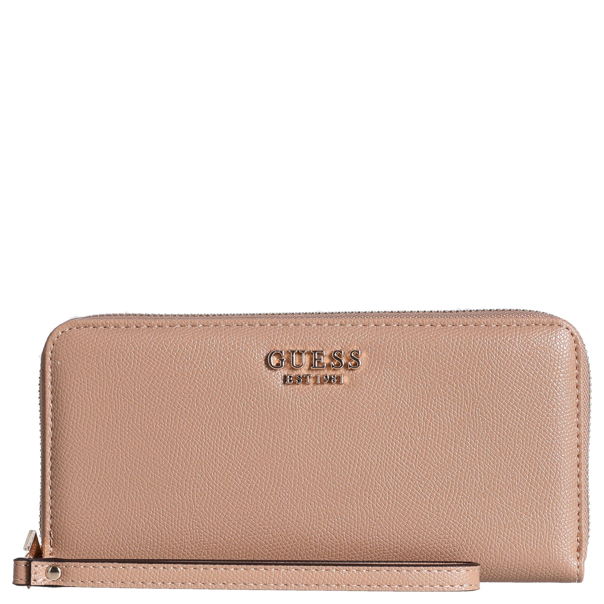 Guess Geldbörse Amorette SLG Large Zip - Geldbörse 12cc 21 cm (beige)