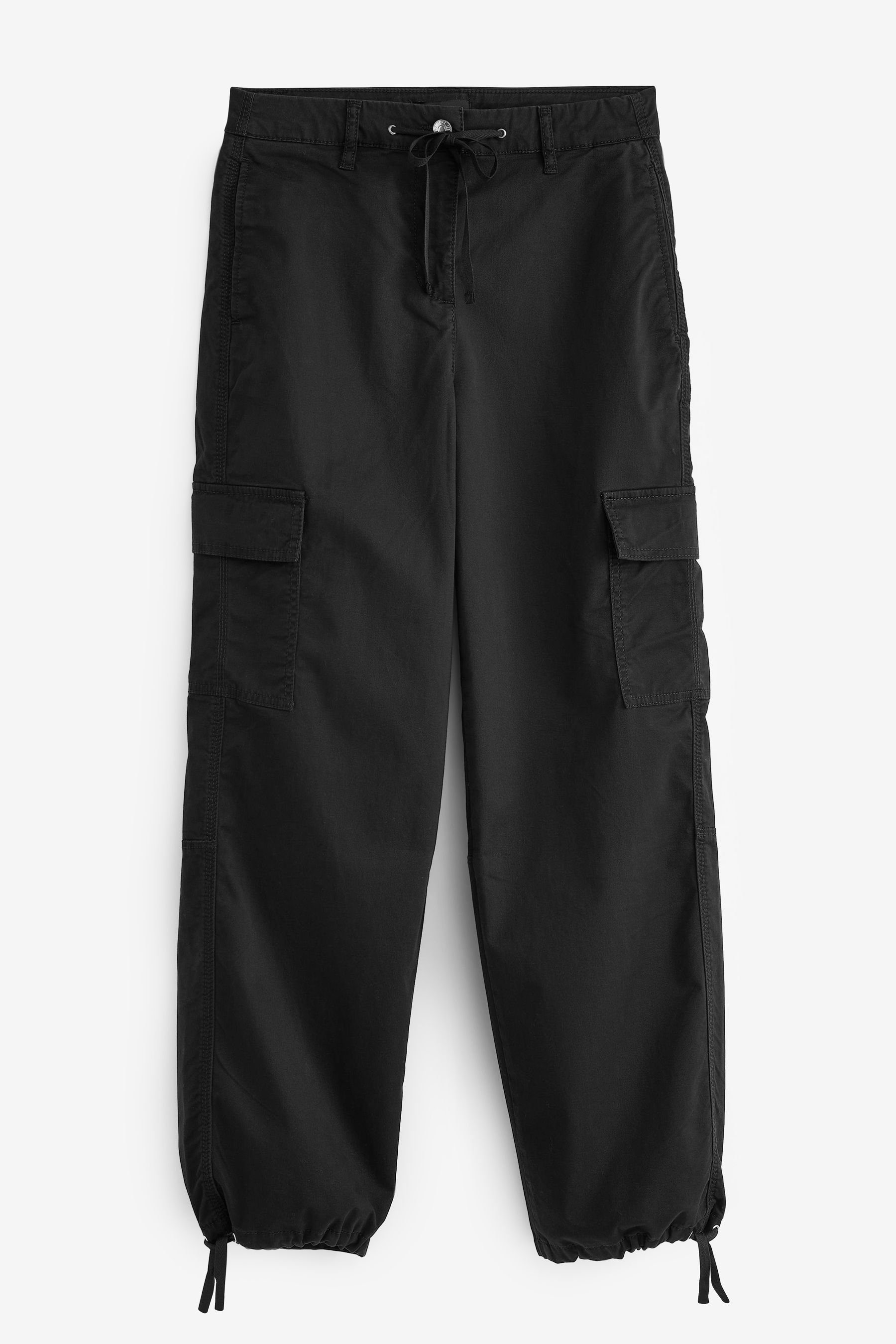 Next Cargohose Black (1-tlg) Cargohose Fallschirm